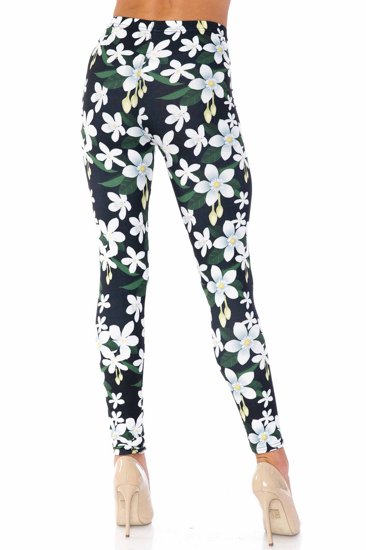 Wholesale Creamy Soft Daisy Bloom Kids Leggings - USA Fashion