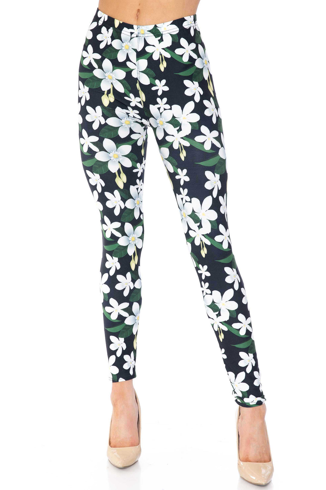 Wholesale Creamy Soft Daisy Bloom Kids Leggings - USA Fashion