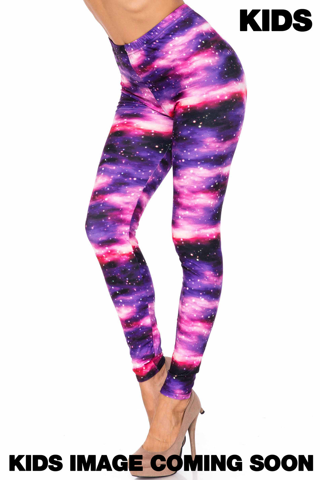 Wholesale Creamy Soft Purple Mist Kids Leggings - USA Fashion
