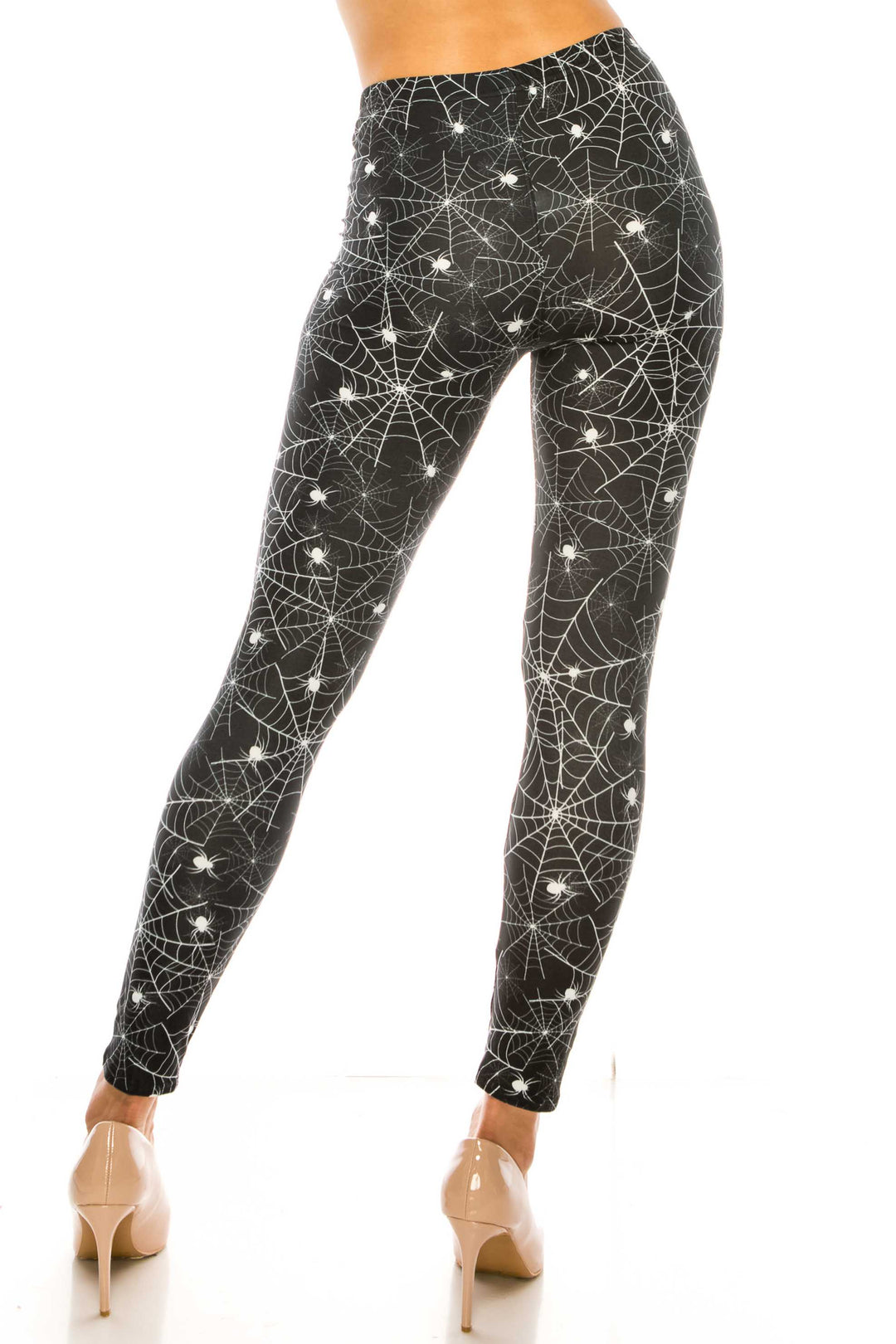 Wholesale Creamy Soft Spiders and Spiderwebs Kids Leggings - USA Fashion