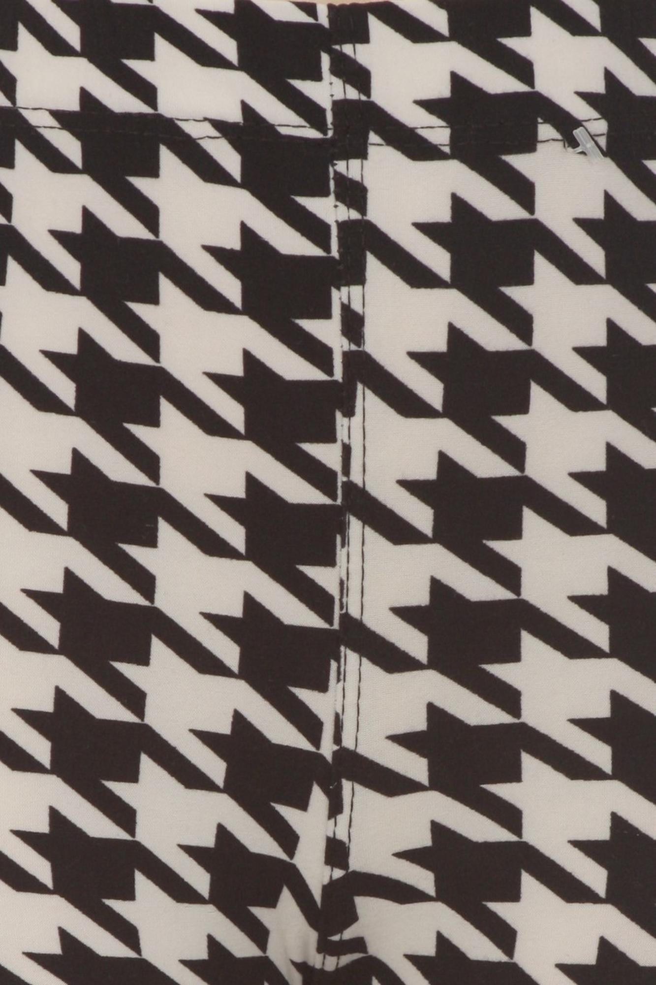 Wholesale Buttery Soft Houndstooth Kids Leggings