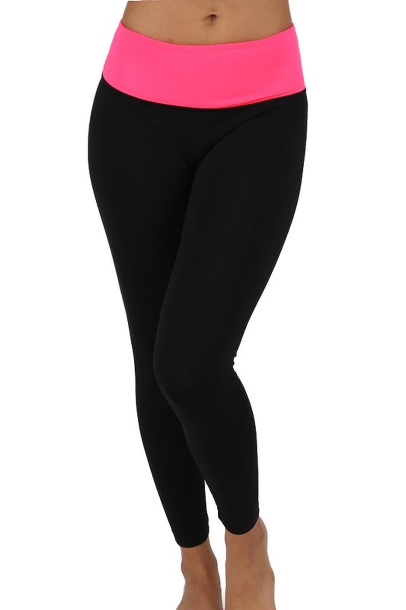 Wholesale Contrast Basic Women's Workout Leggings