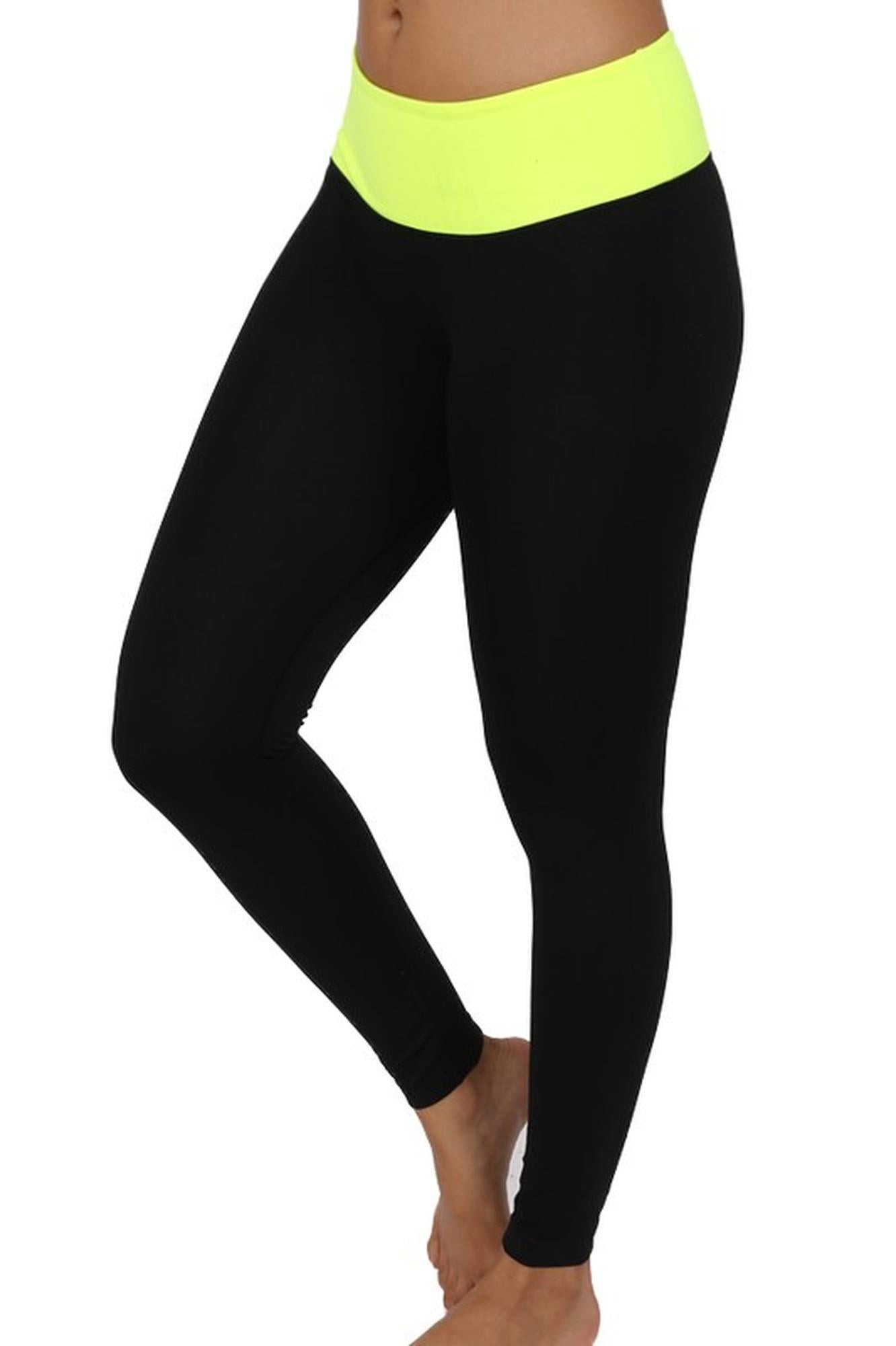 Wholesale Contrast Basic Women's Workout Leggings