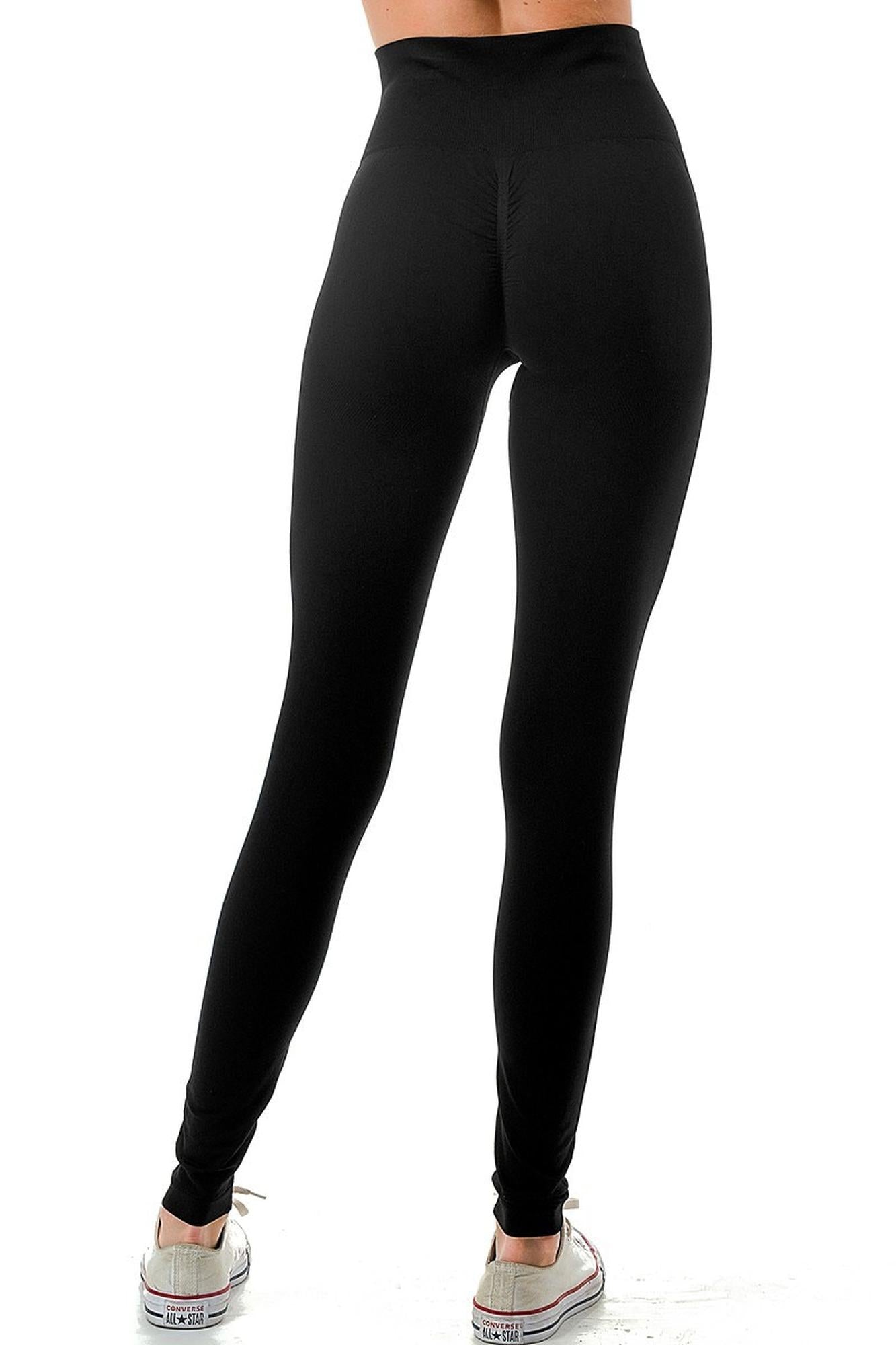 Wholesale Full Length Nylon Spandex Butt Lift Leggings