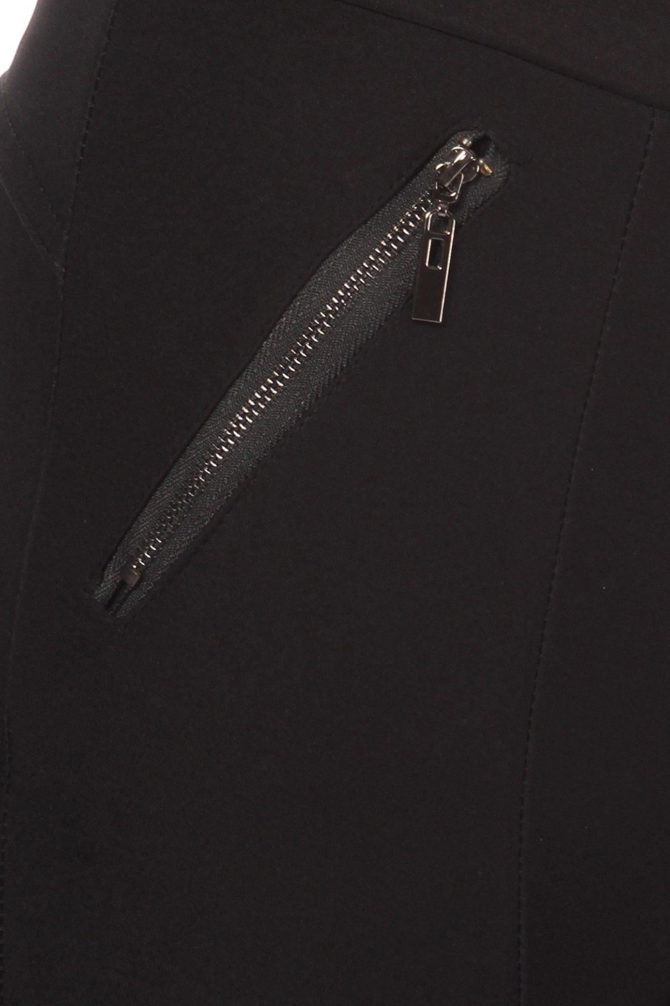 Wholesale Black High Waisted Treggings with Zipper Pockets