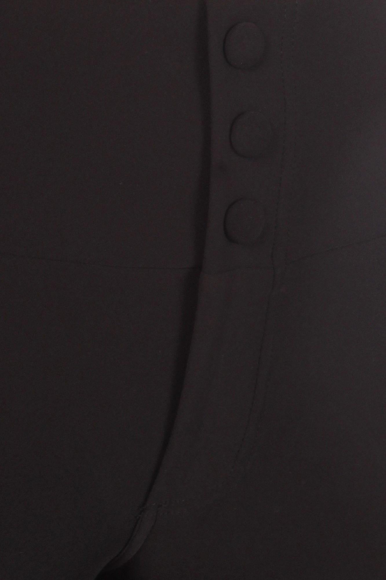 Wholesale Black Button Front High Waisted Body Sculpting Treggings