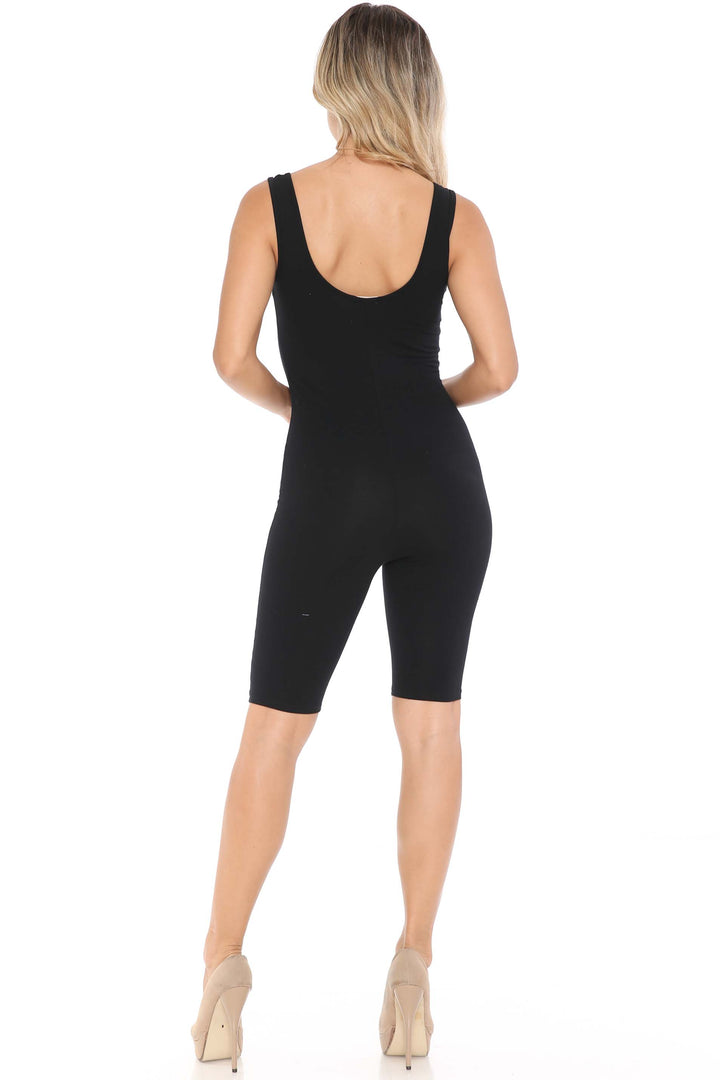 Wholesale USA Basic Cotton Thigh High Plus Size Jumpsuit