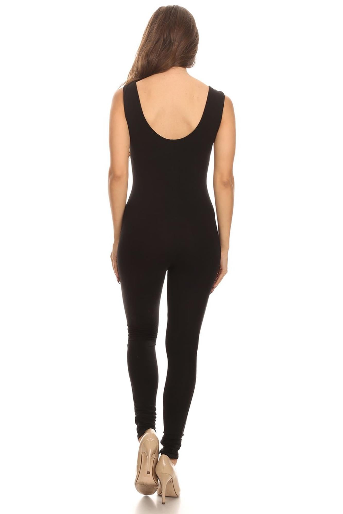Wholesale USA Cotton Basic Tank Plus Size Jumpsuit