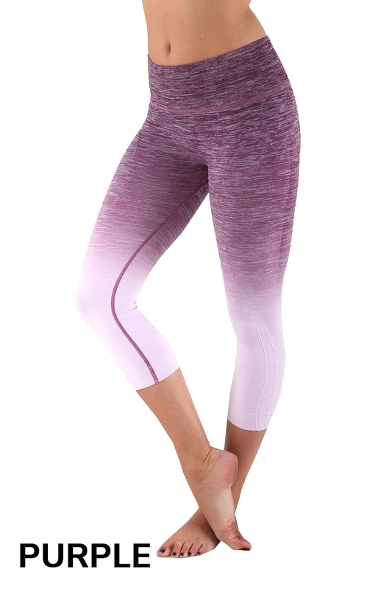 Wholesale Ombre Fusion Workout Plus Size Capris