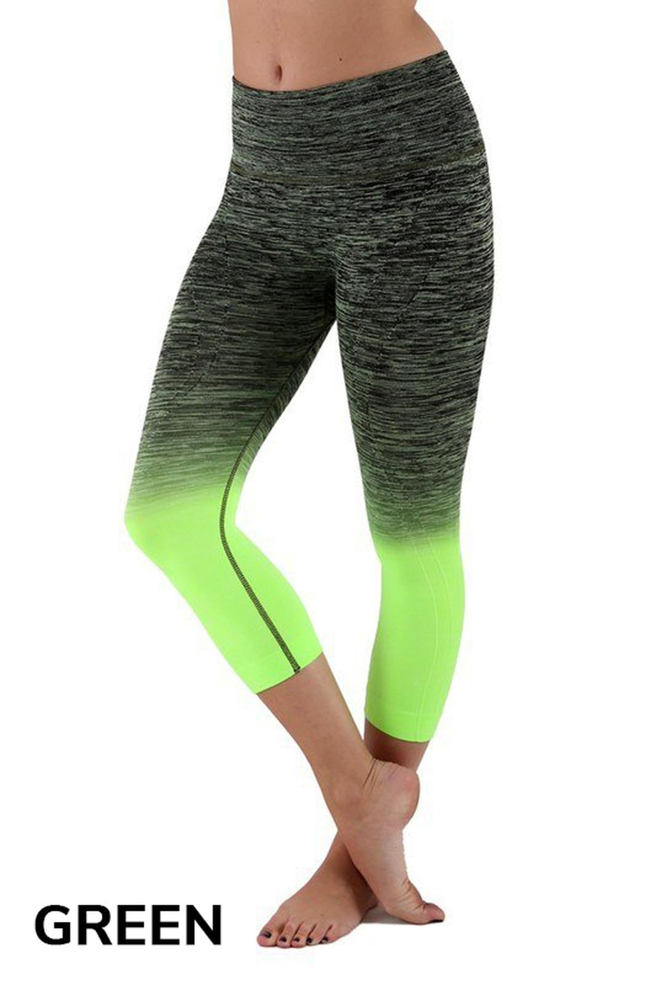Wholesale Ombre Fusion Workout Plus Size Capris