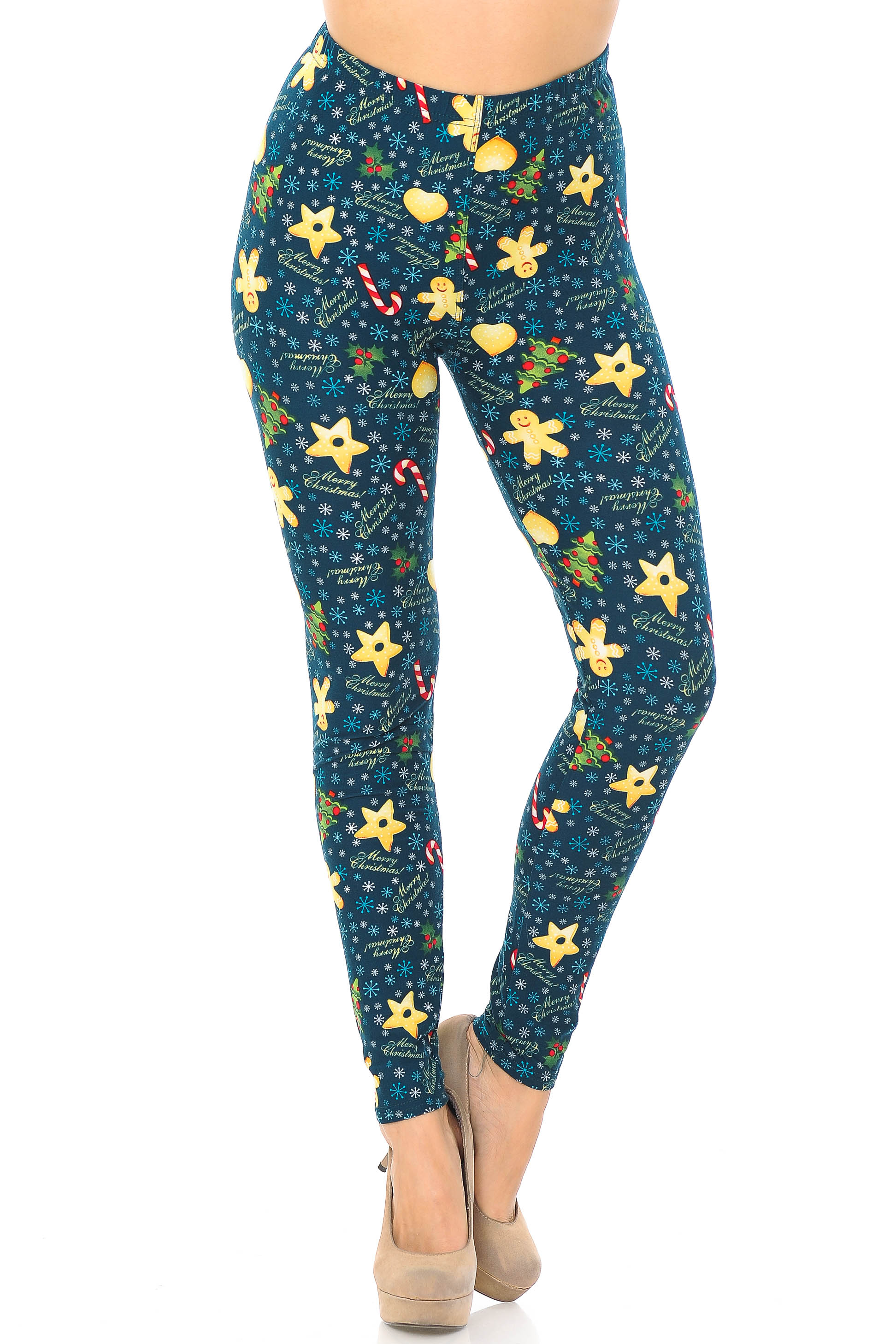 Wholesale Buttery Smooth A Very Merry Christmas Plus Size Leggings
