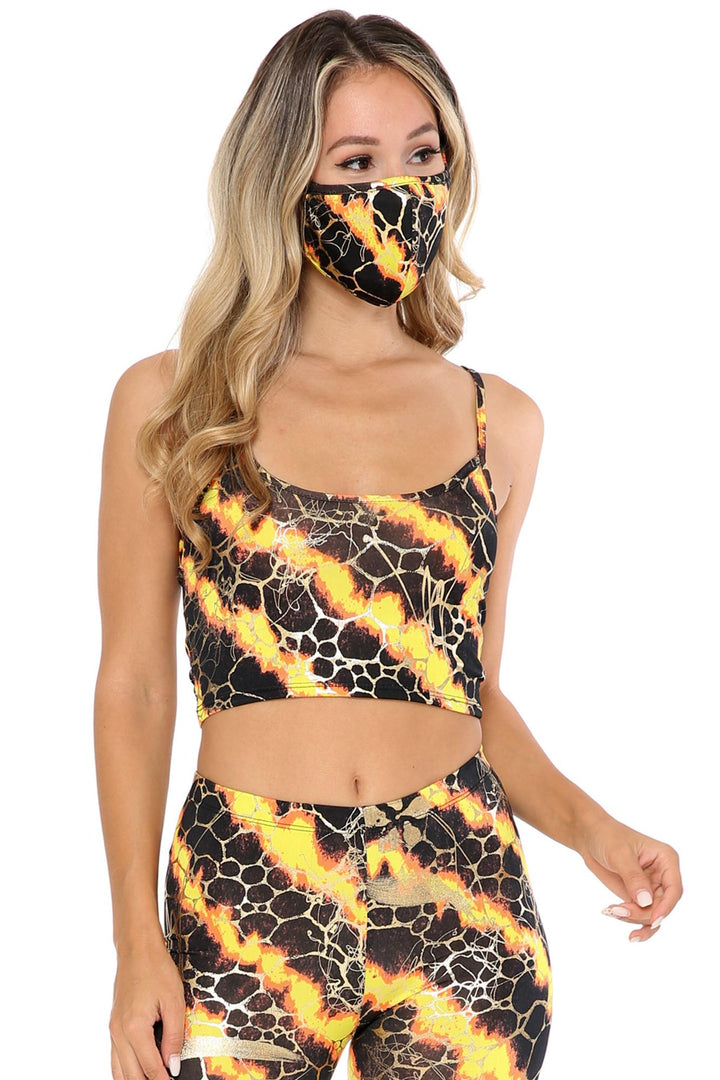 Wholesale Colorcade Plus Size Spaghetti Strap Crop Top - Made in USA - LIMITED EDITION