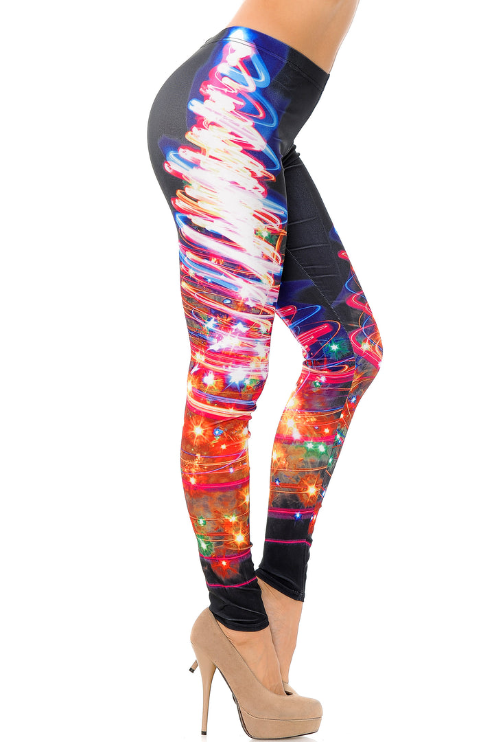 Wholesale Christmas Tree Magic Plus Size Leggings