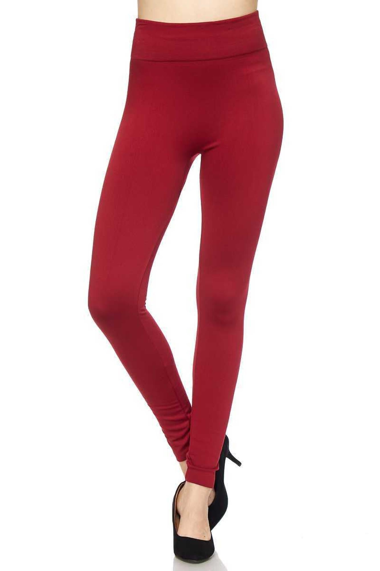 Wholesale Fleece Lined Plus Size Leggings - New Mix