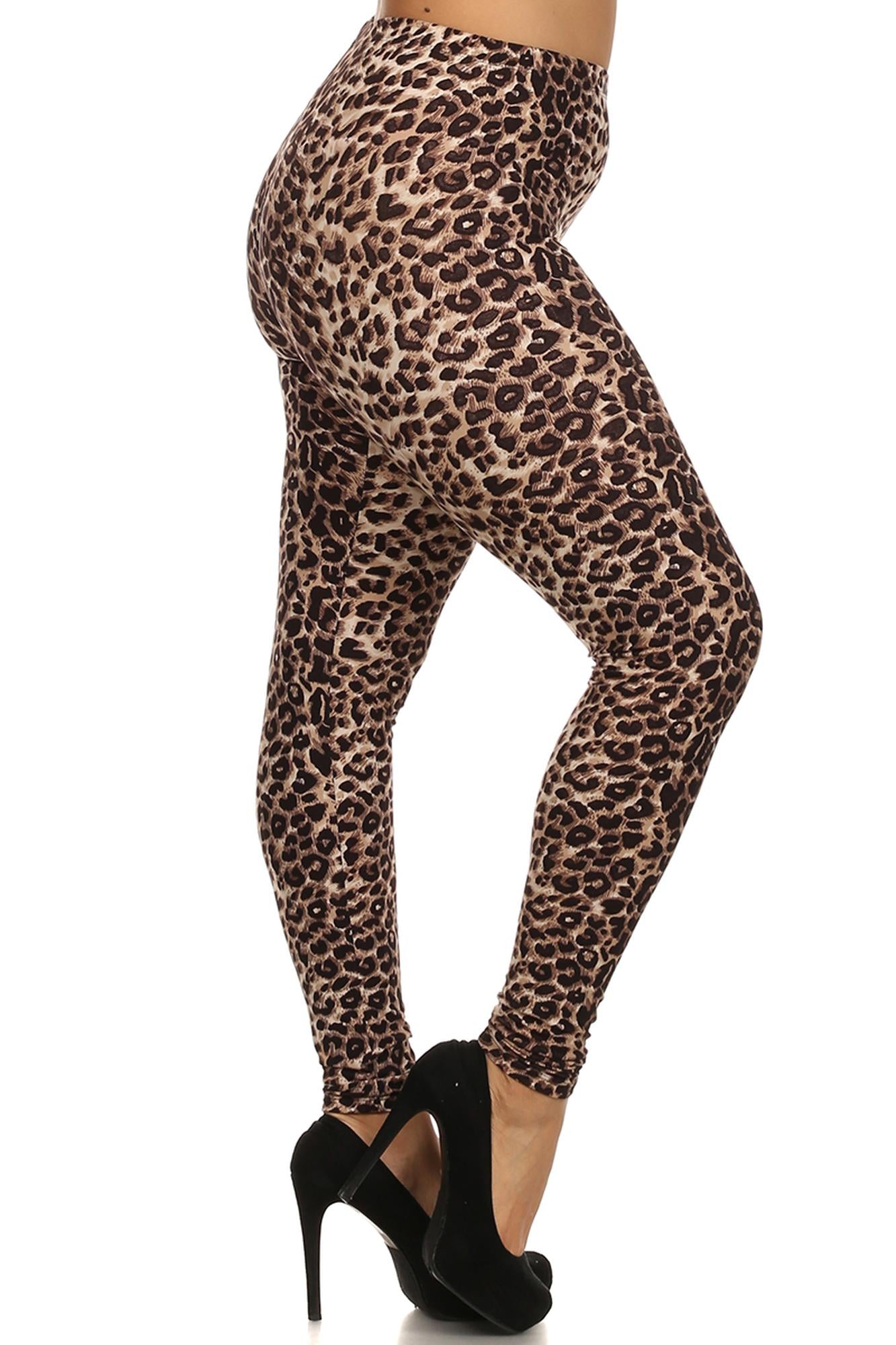 Wholesale Buttery Smooth Feral Cheetah Plus Size Leggings