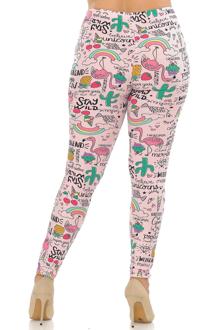 Wholesale Buttery Smooth Weekend Drama Queen Plus Size Leggings