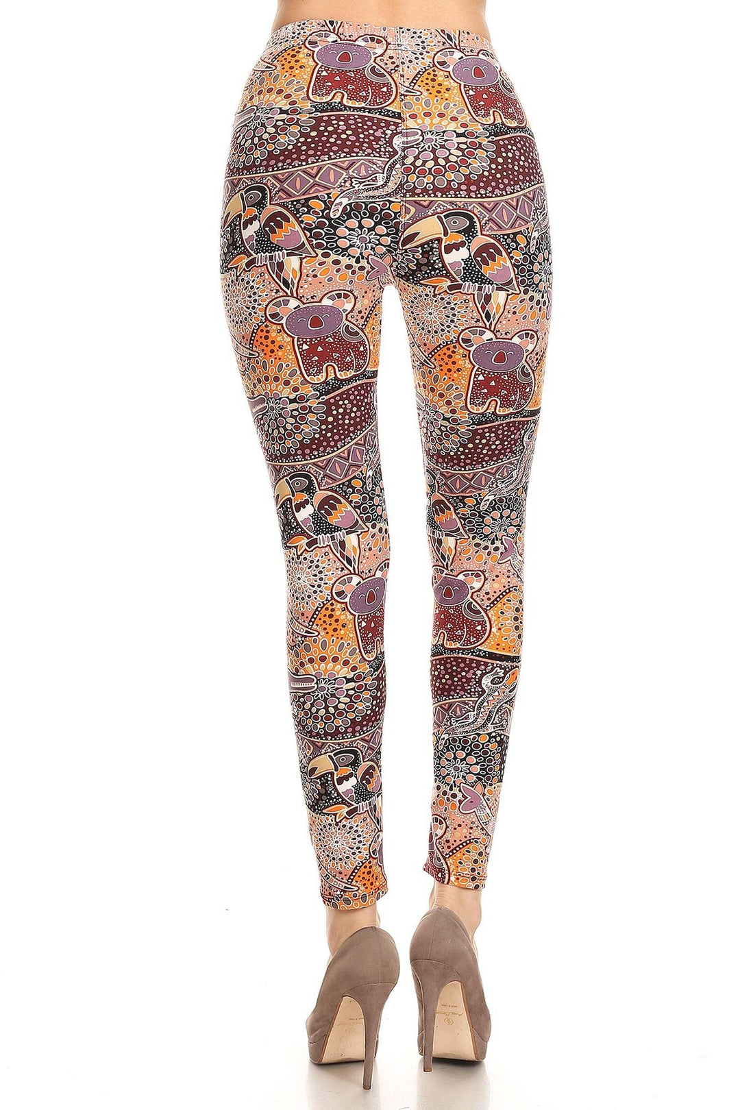 Wholesale Buttery Smooth Mosaic Tribal Animal Plus Size Leggings