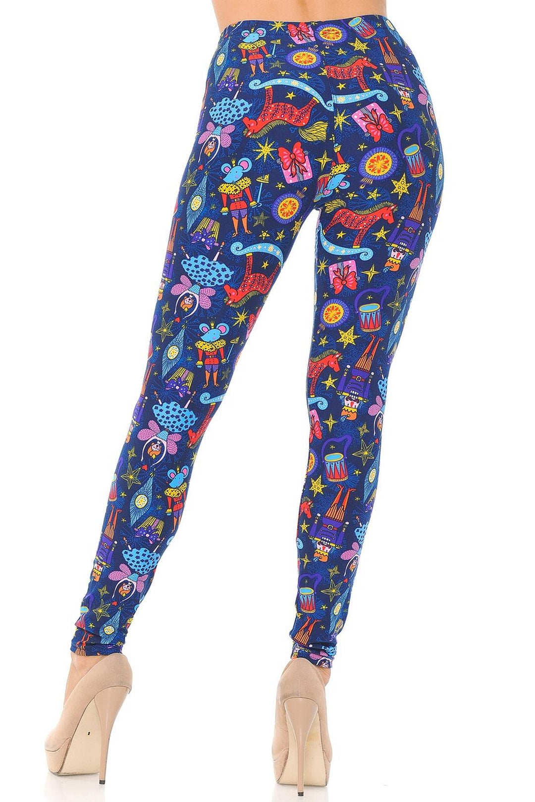 Wholesale Buttery Smooth Nutcracker Christmas Trinkets Plus Size Leggings