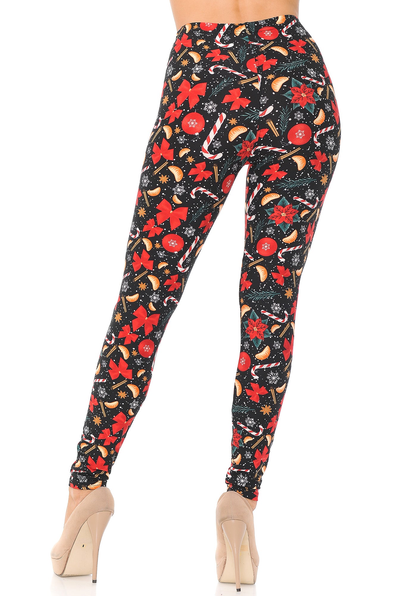Wholesale Buttery Smooth Traditional Country Christmas Plus Size Leggings