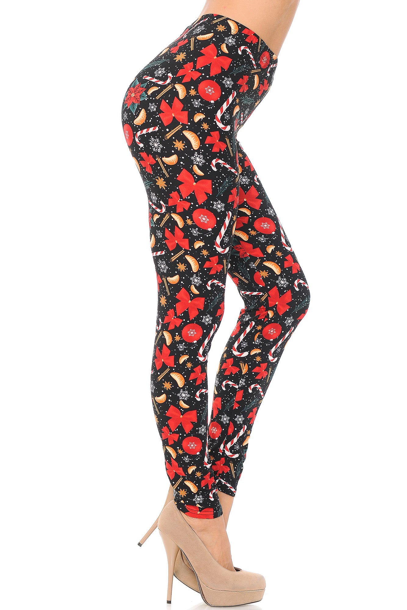 Wholesale Buttery Smooth Traditional Country Christmas Plus Size Leggings