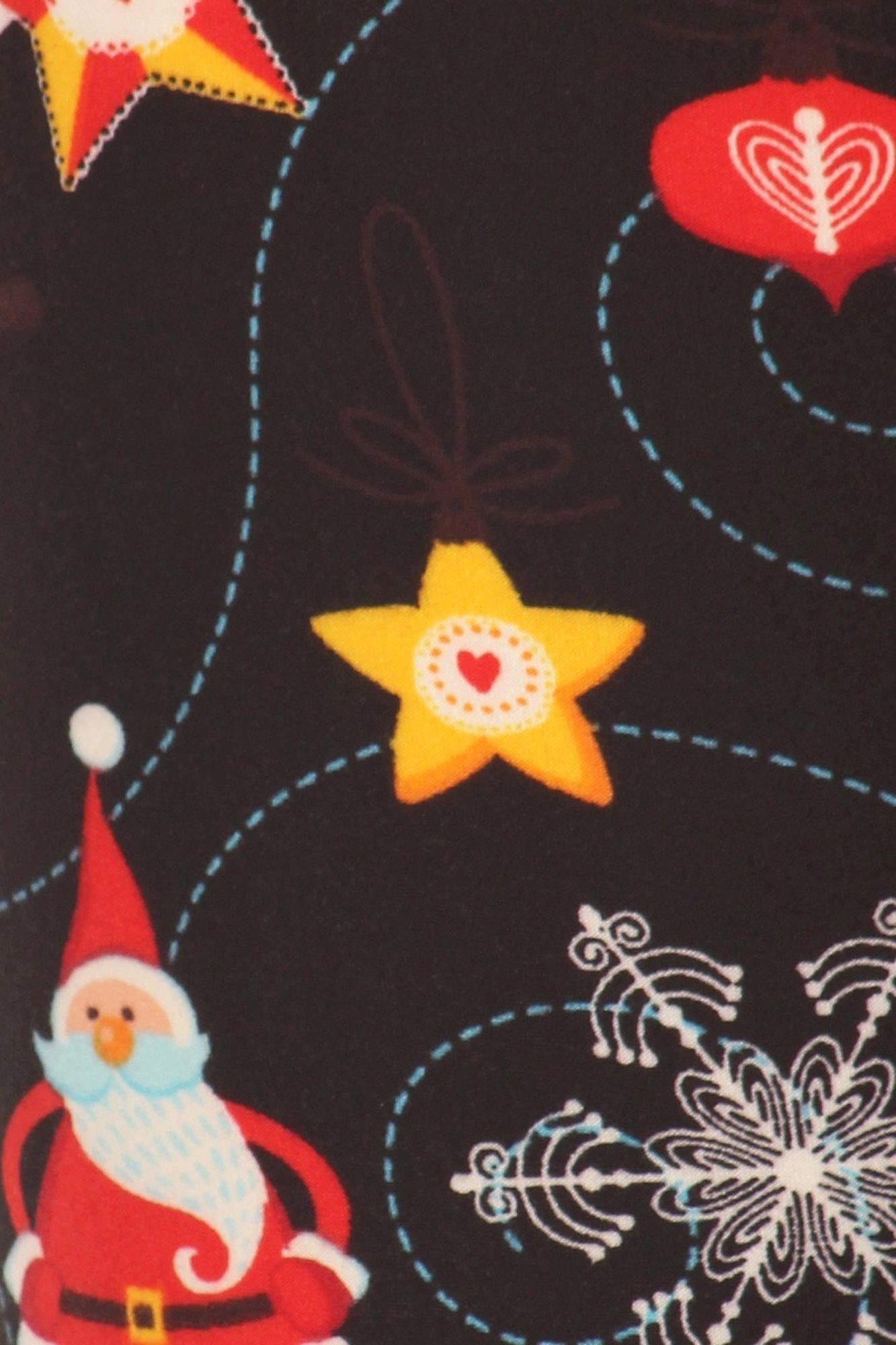 Wholesale Buttery Smooth Santa's Wonderland Christmas Plus Size Leggings