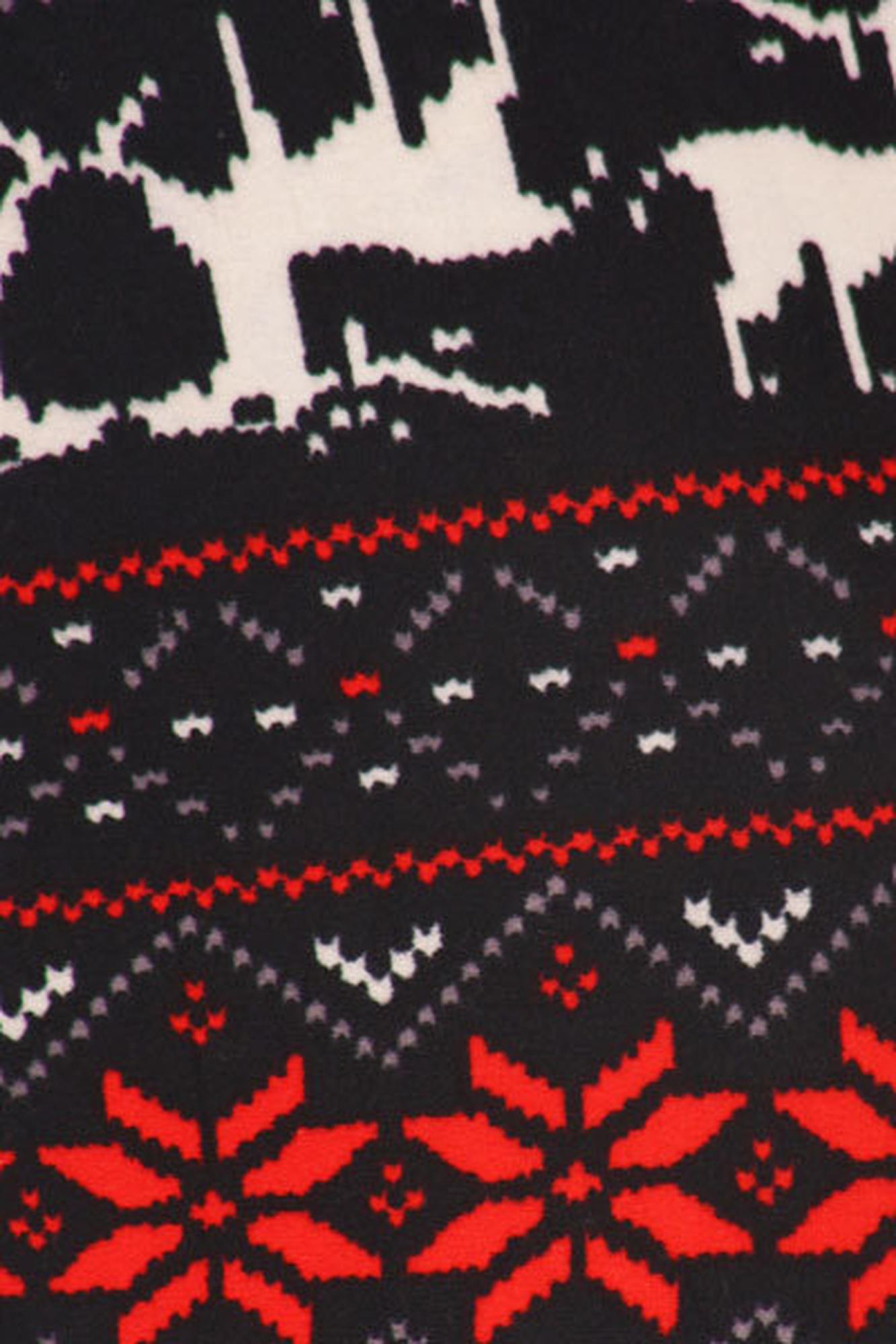 Wholesale Buttery Soft Reindeer Kids Leggings