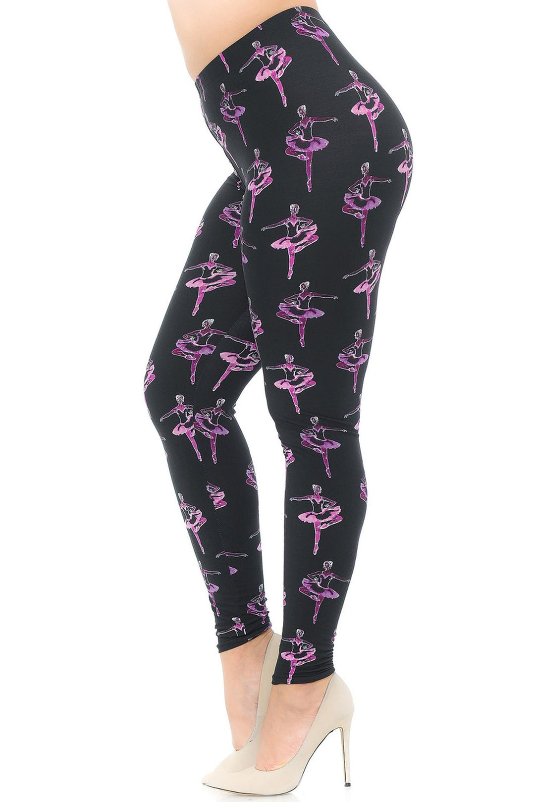 Wholesale Buttery Smooth Ballerina Plus Size Leggings