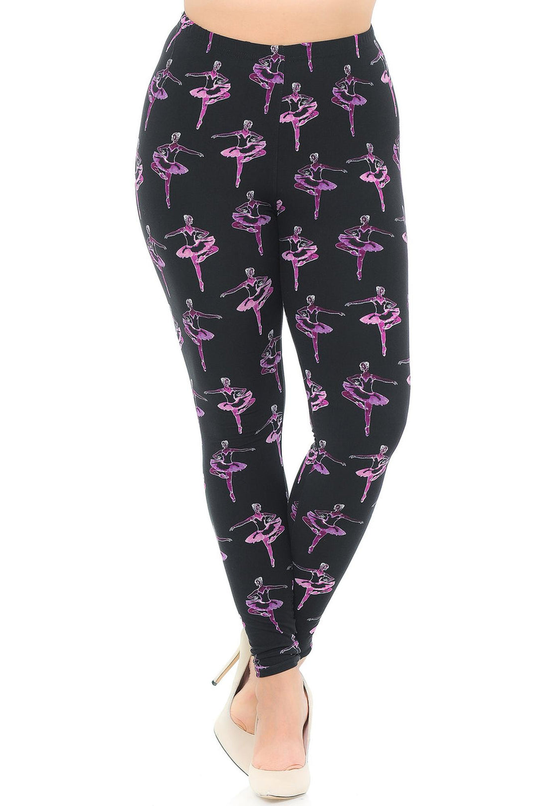 Wholesale Buttery Smooth Ballerina Plus Size Leggings
