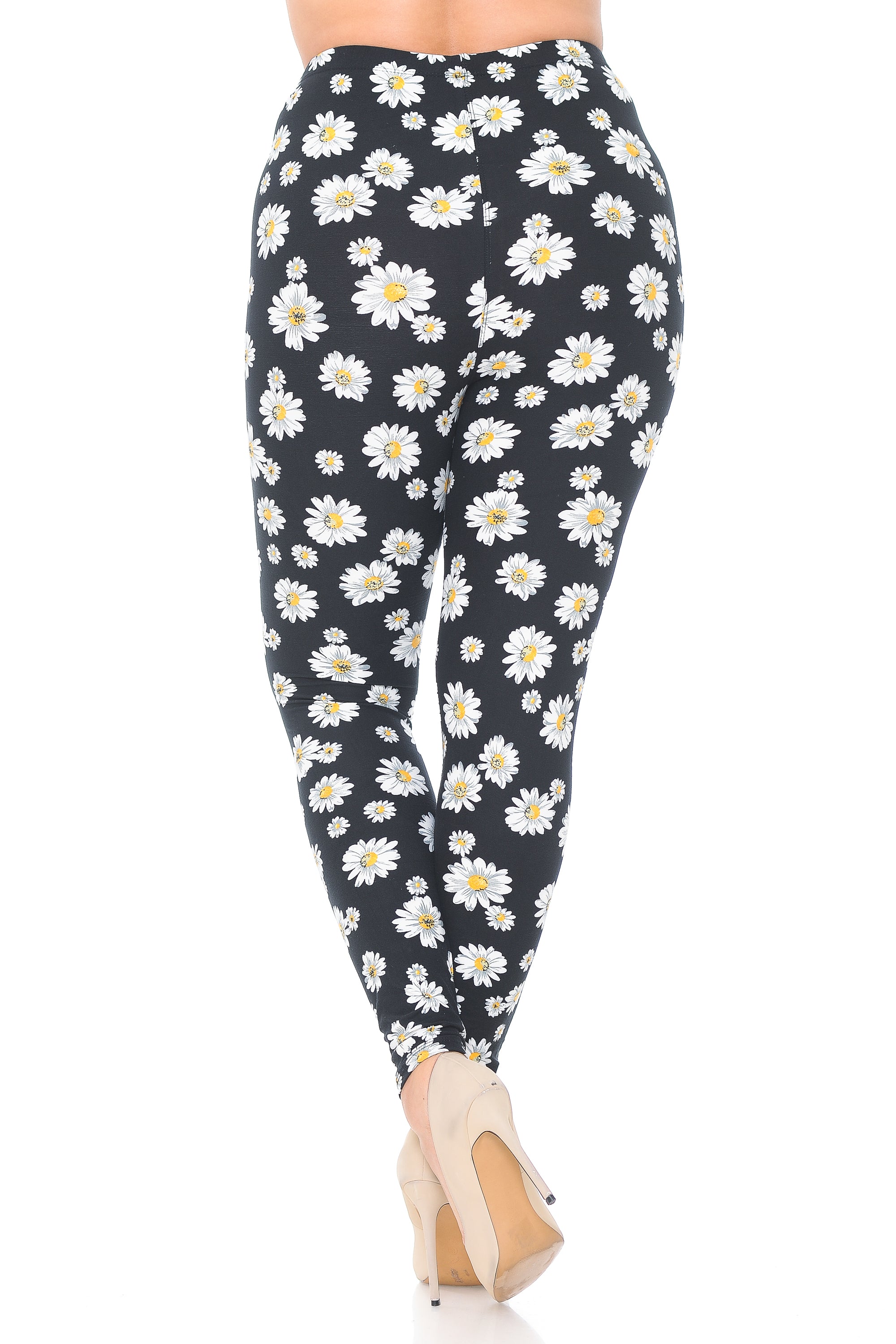 Wholesale Buttery Smooth Daisy Plus Size Leggings