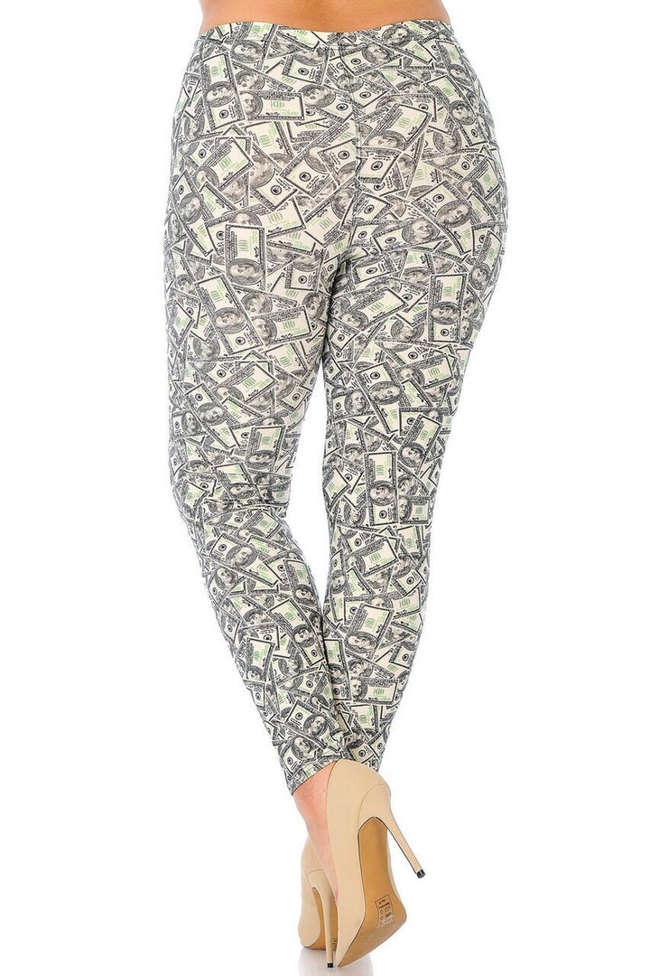 Wholesale Buttery Smooth Money Plus Size Leggings