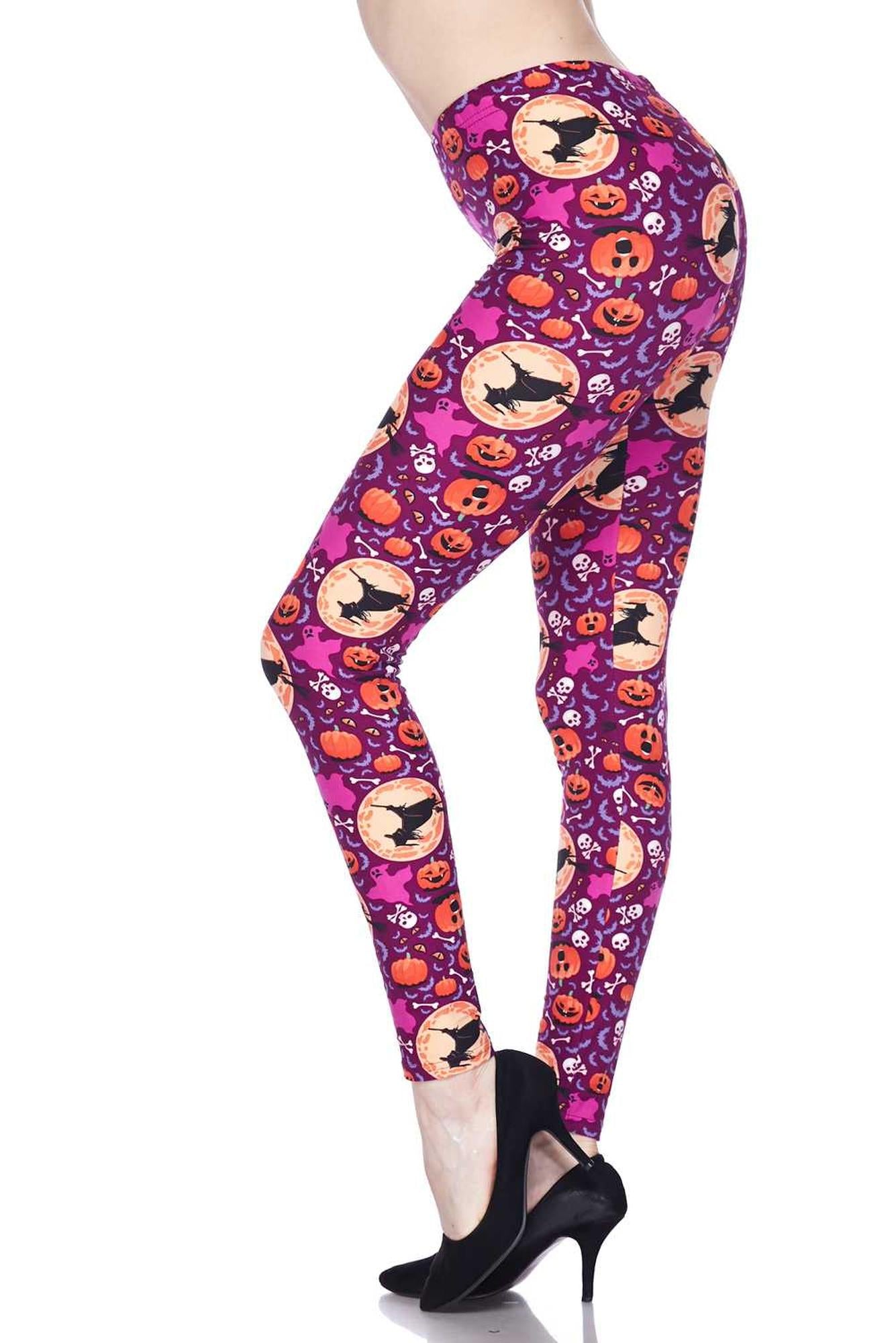 Wholesale Buttery Smooth Wicked Witches Plus Size Leggings