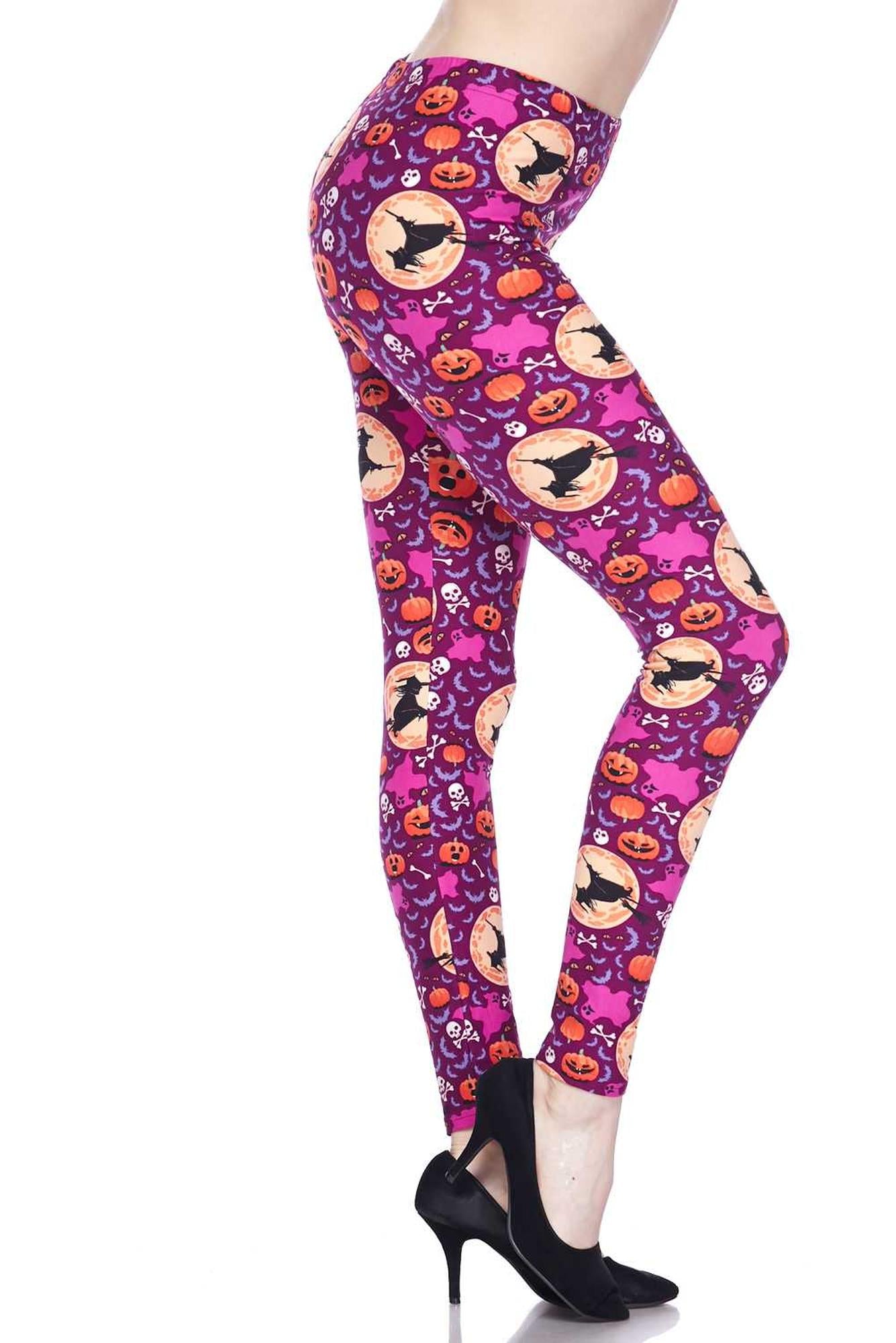 Wholesale Buttery Smooth Wicked Witches Plus Size Leggings