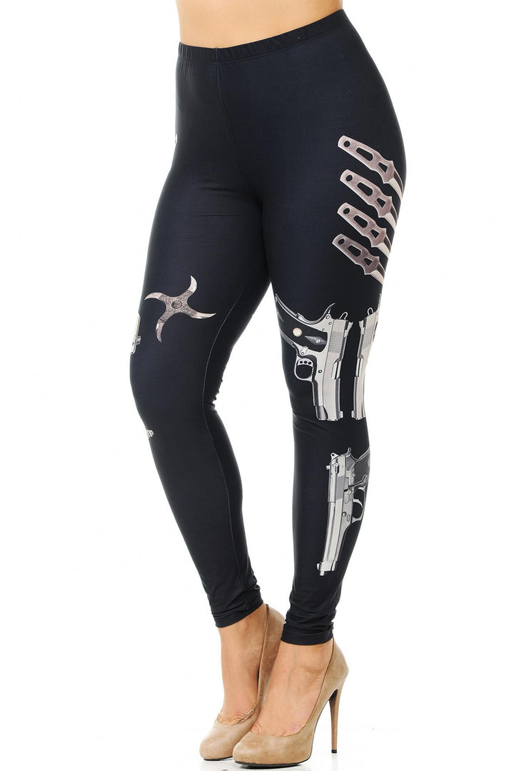 Wholesale Creamy Soft Mission Impossible Plus Size Leggings