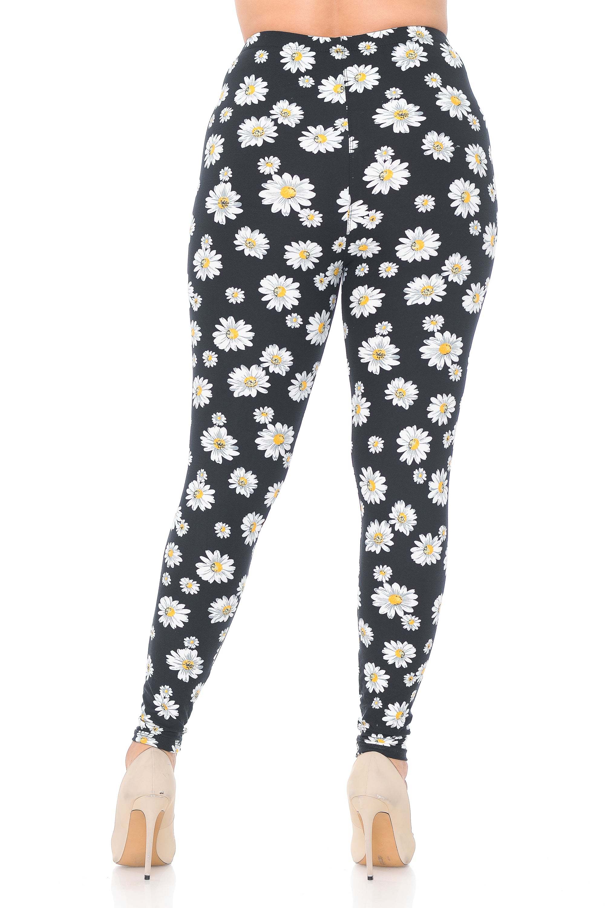 Wholesale Buttery Smooth Daisy Plus Size Leggings