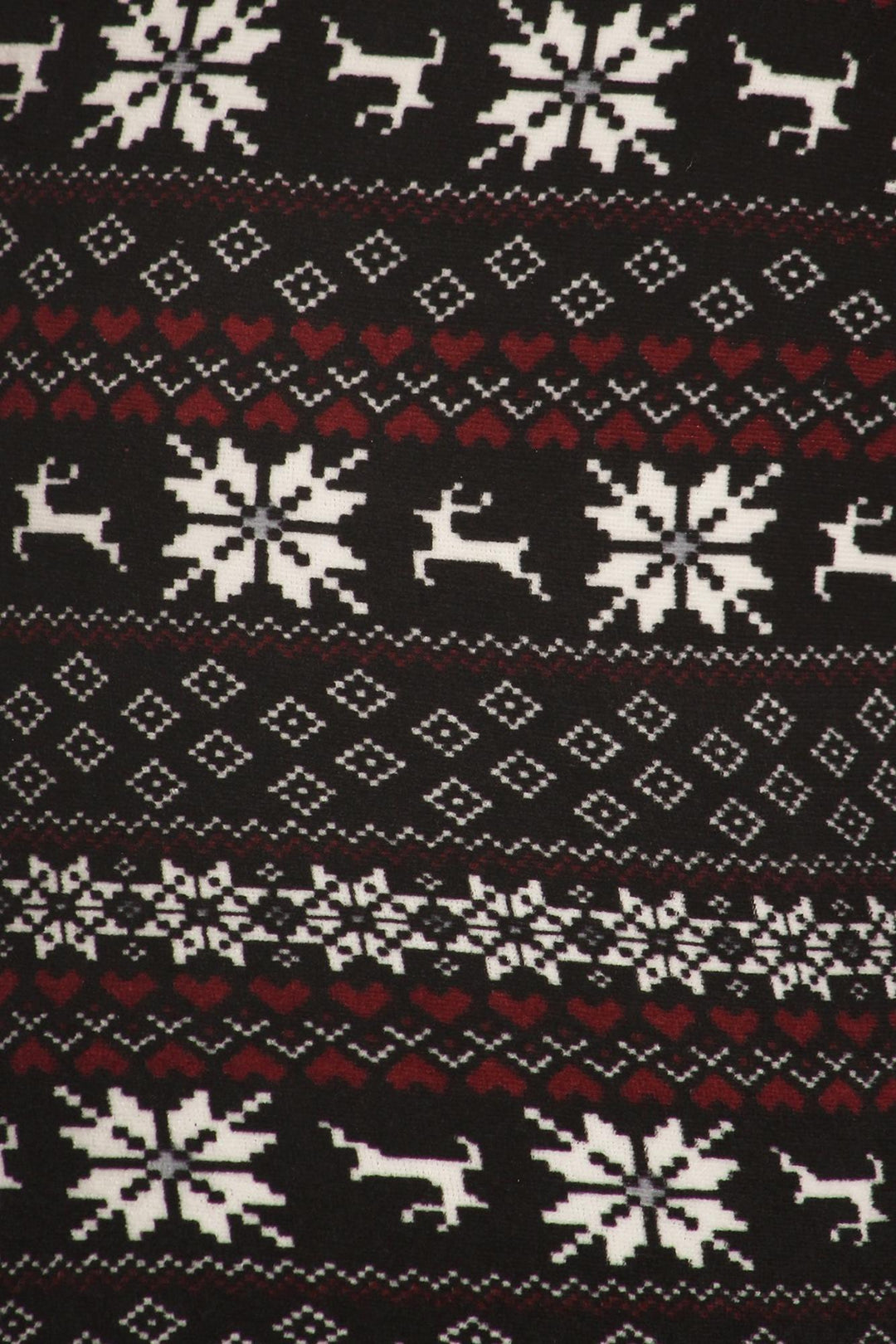 Wholesale Cozy Warm Snowflakes and Reindeer Plus Size Lined Leggings