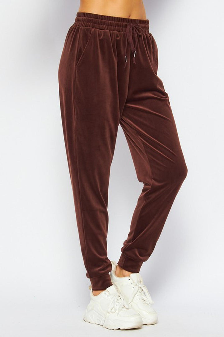 Wholesale Velour Comfy Plus Size Joggers