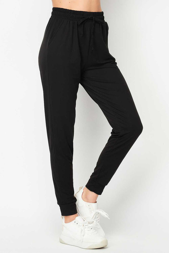 Wholesale Buttery Smooth Basic Solid Plus Size Joggers - New Mix