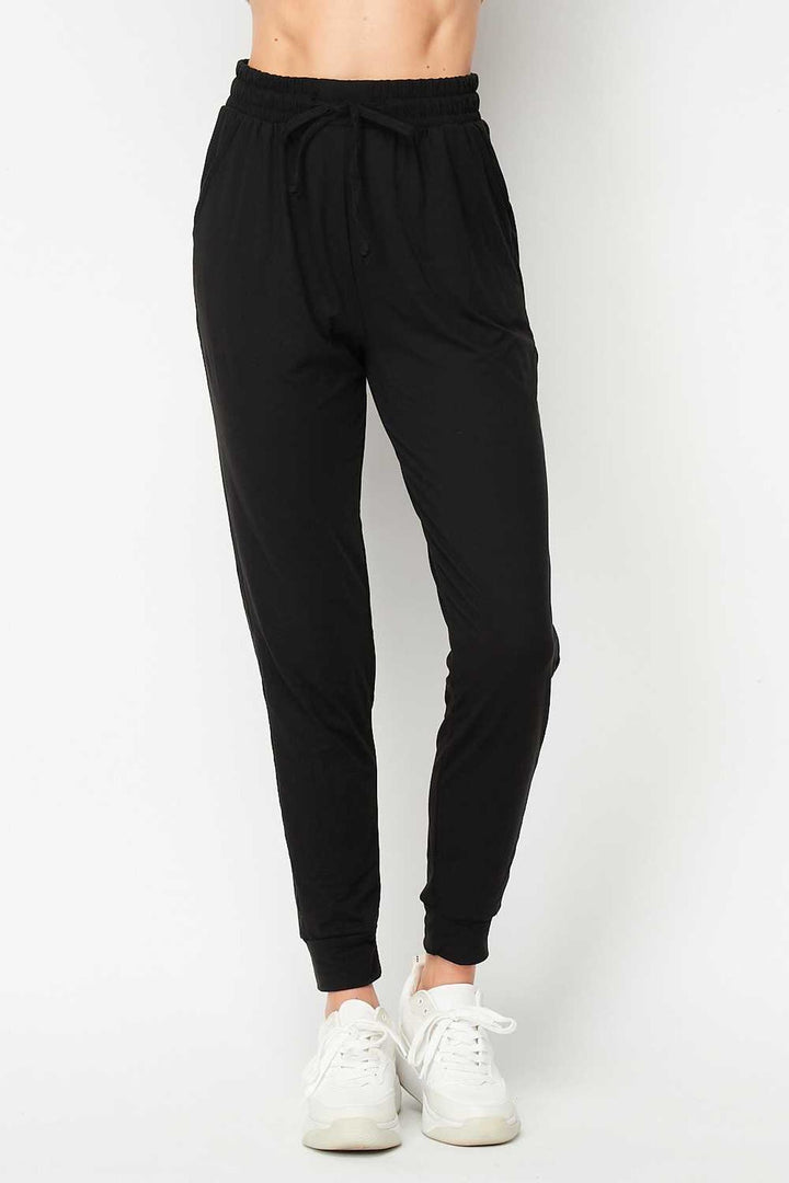 Wholesale Buttery Smooth Basic Solid Plus Size Joggers - New Mix