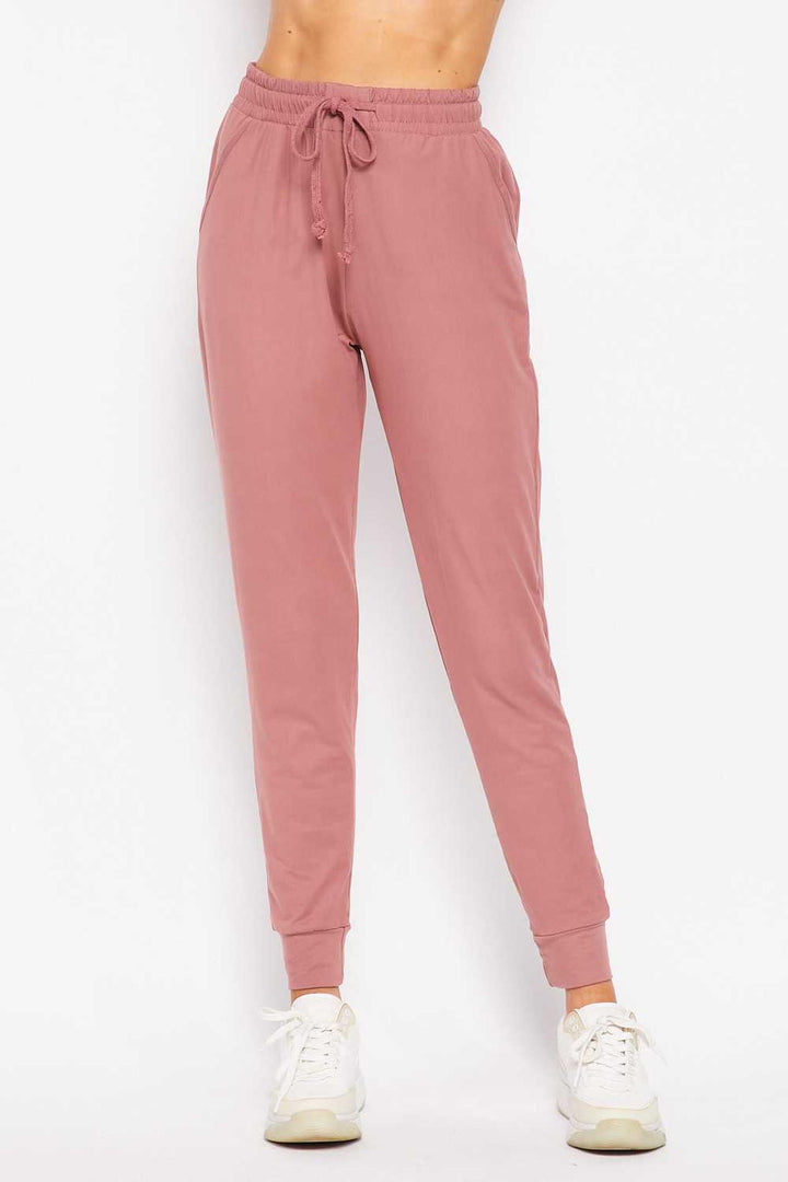 Wholesale Buttery Smooth Basic Solid Plus Size Joggers - New Mix