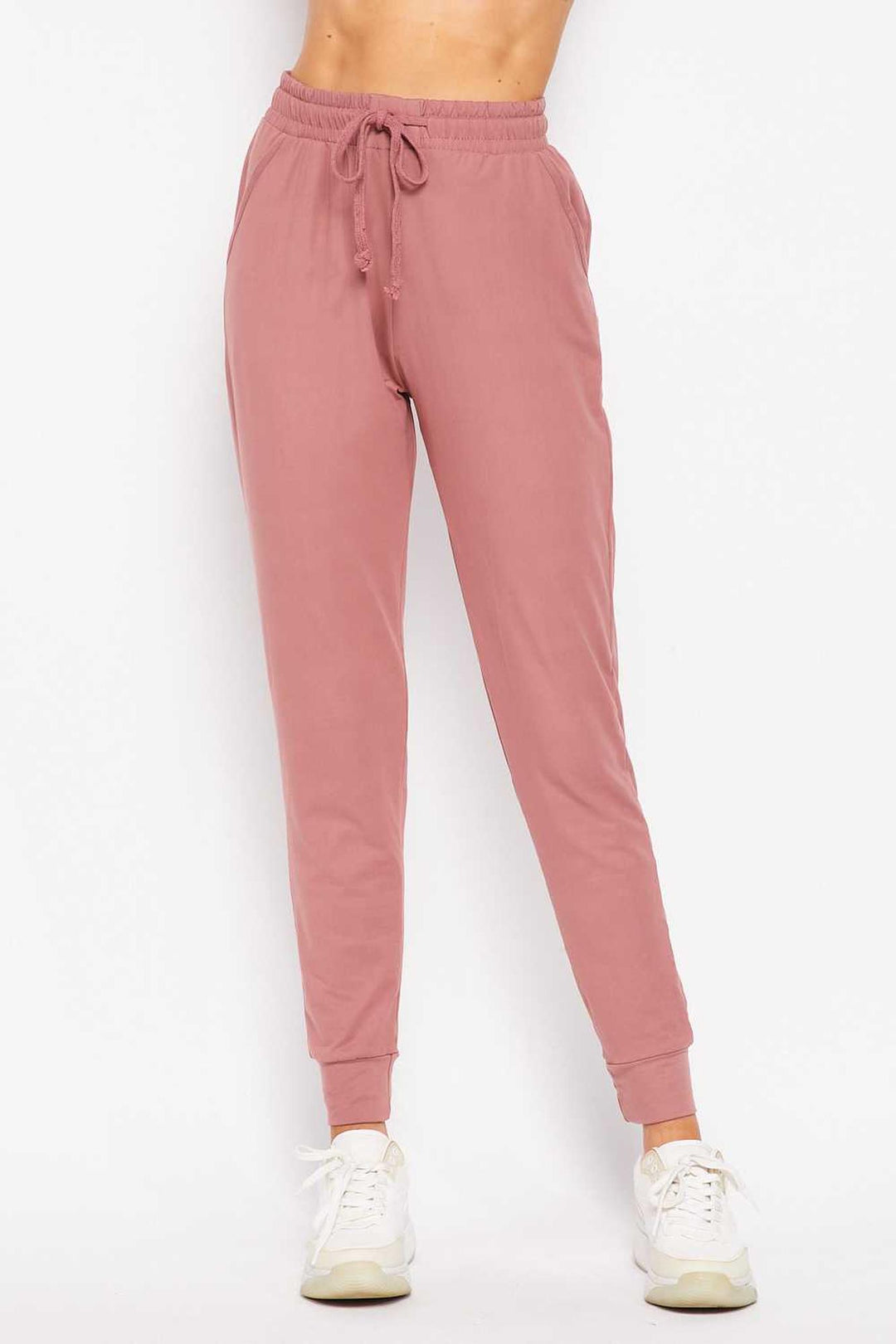 Wholesale Buttery Smooth Basic Solid Plus Size Joggers - New Mix