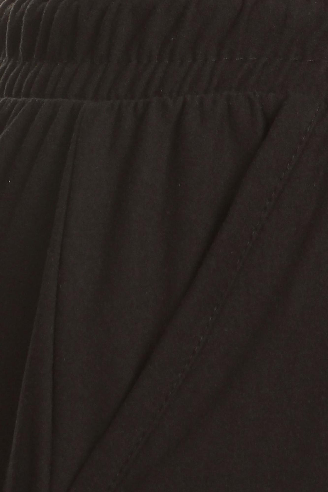 Wholesale Buttery Smooth Basic Black Solid Plus Size Joggers - EEVEE
