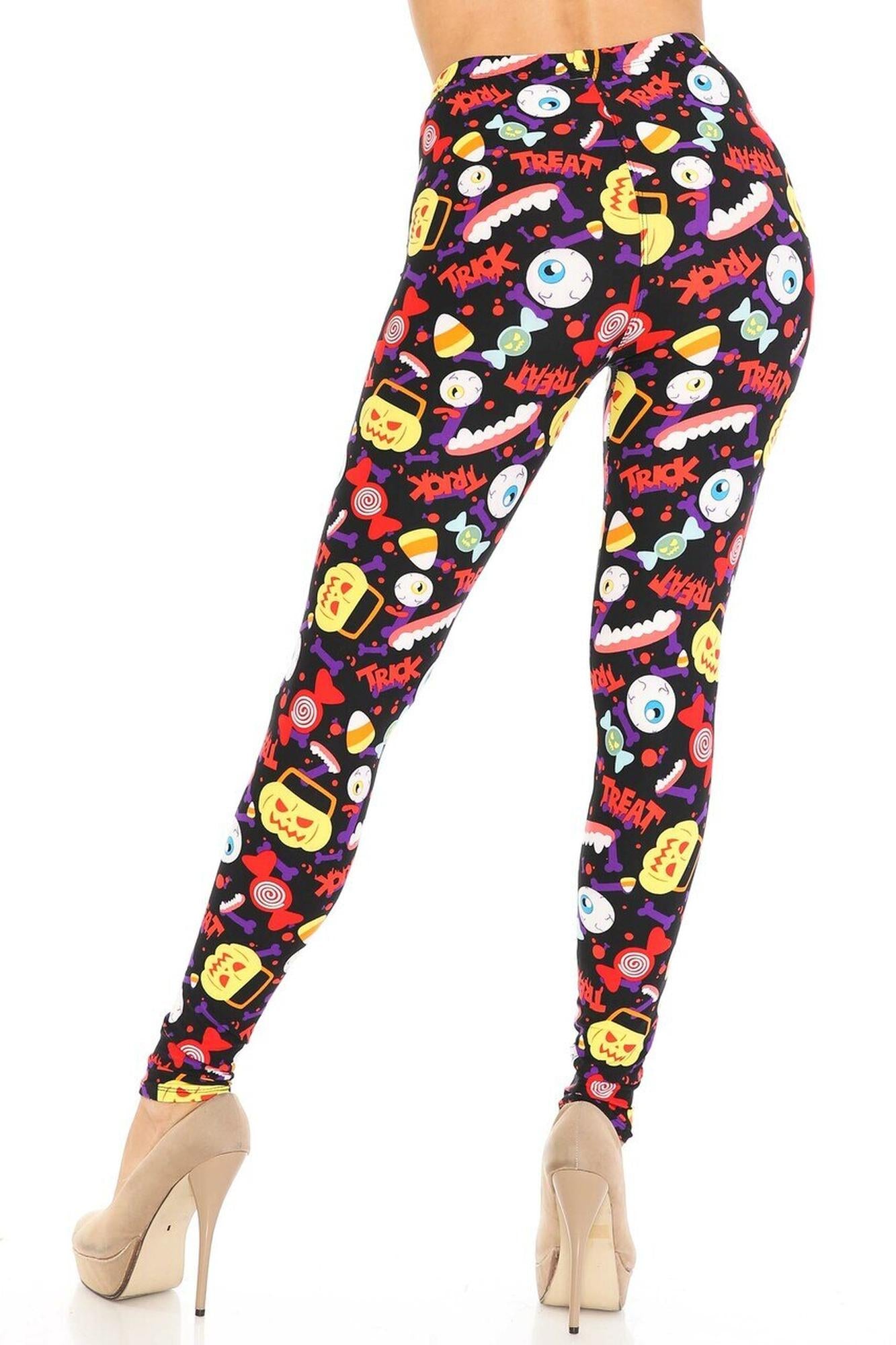 Wholesale Buttery Smooth Trick or Treat Plus Size Leggings