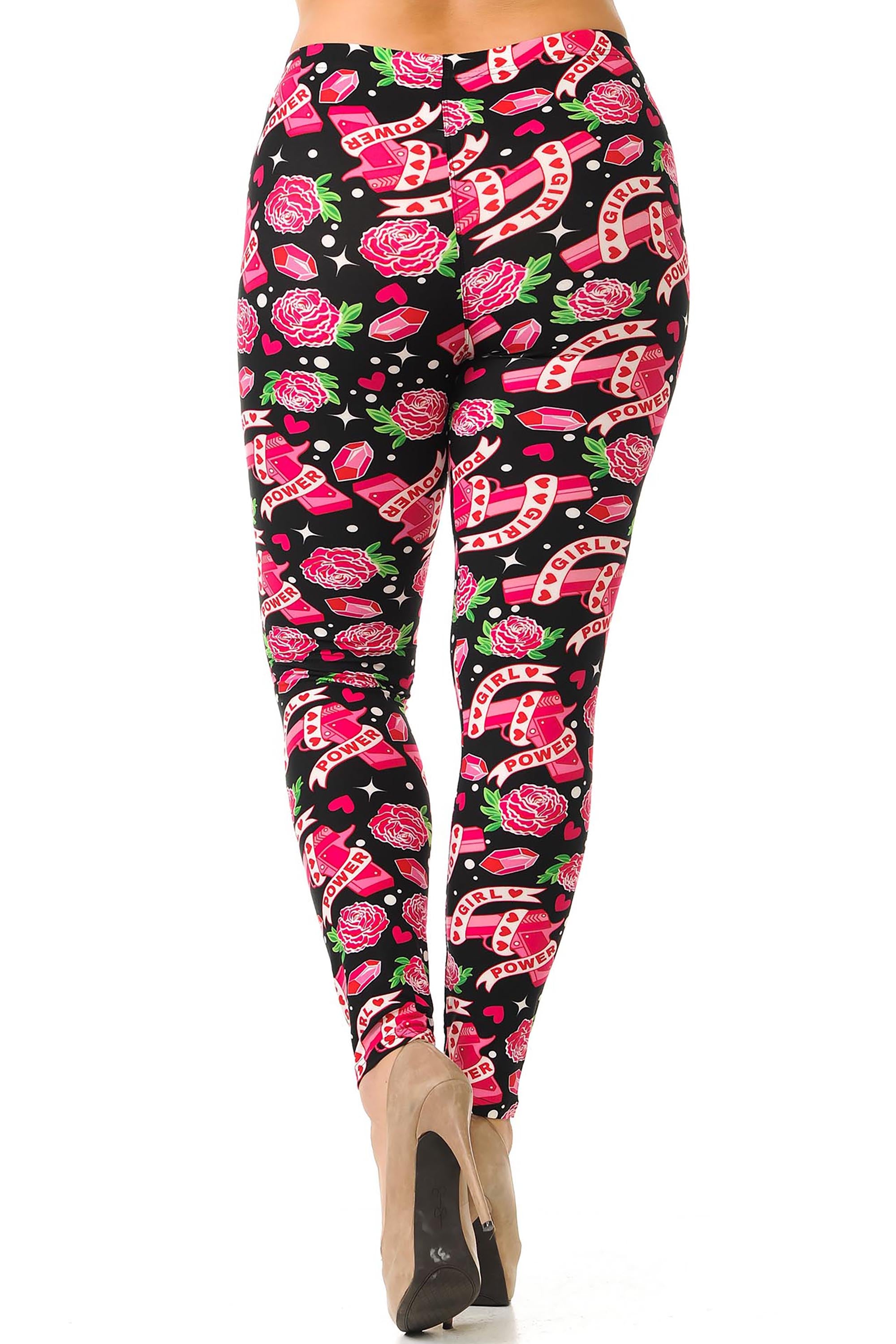Wholesale Buttery Smooth Girl Power Plus Size Leggings