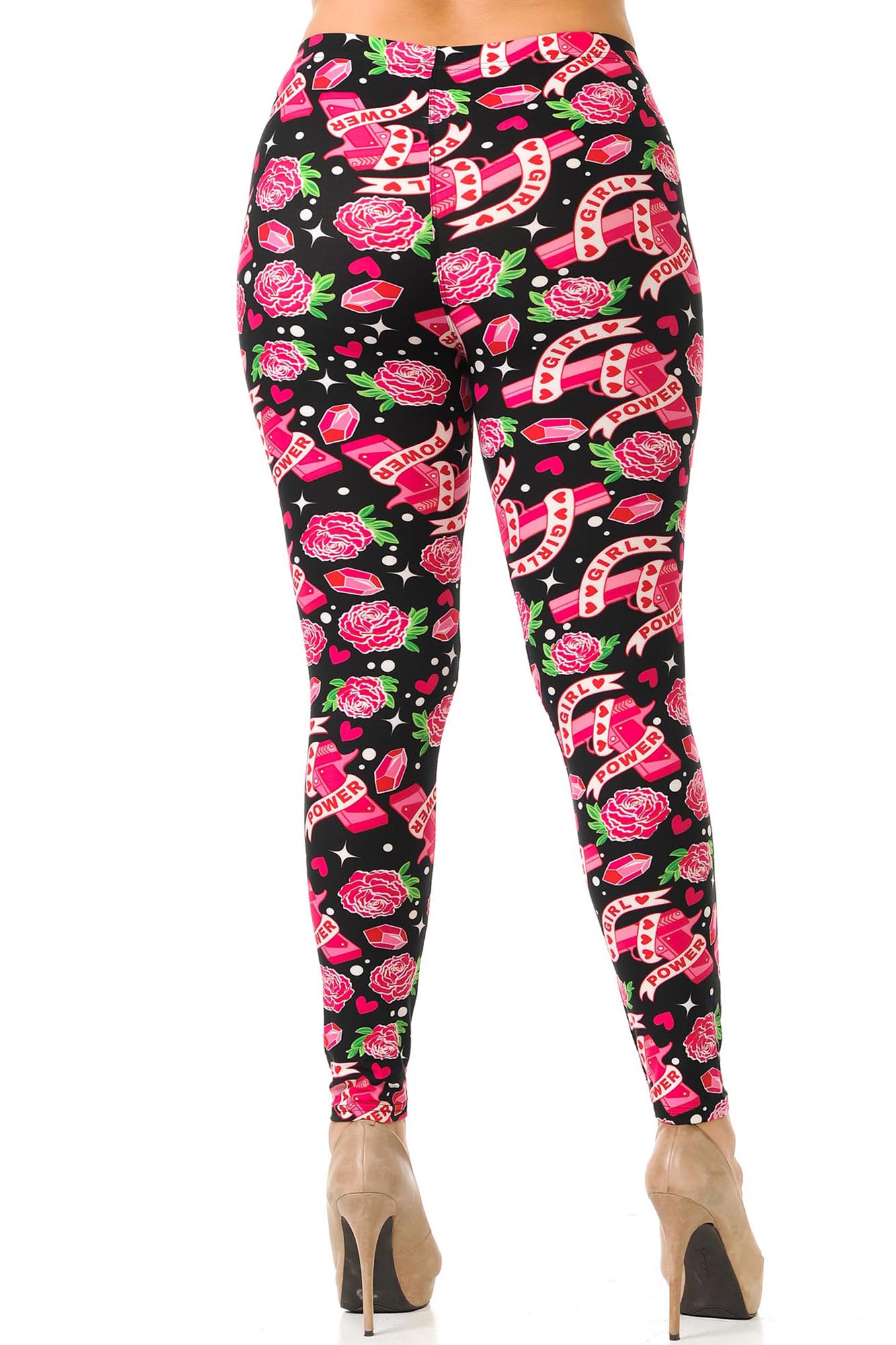 Wholesale Buttery Smooth Girl Power Plus Size Leggings