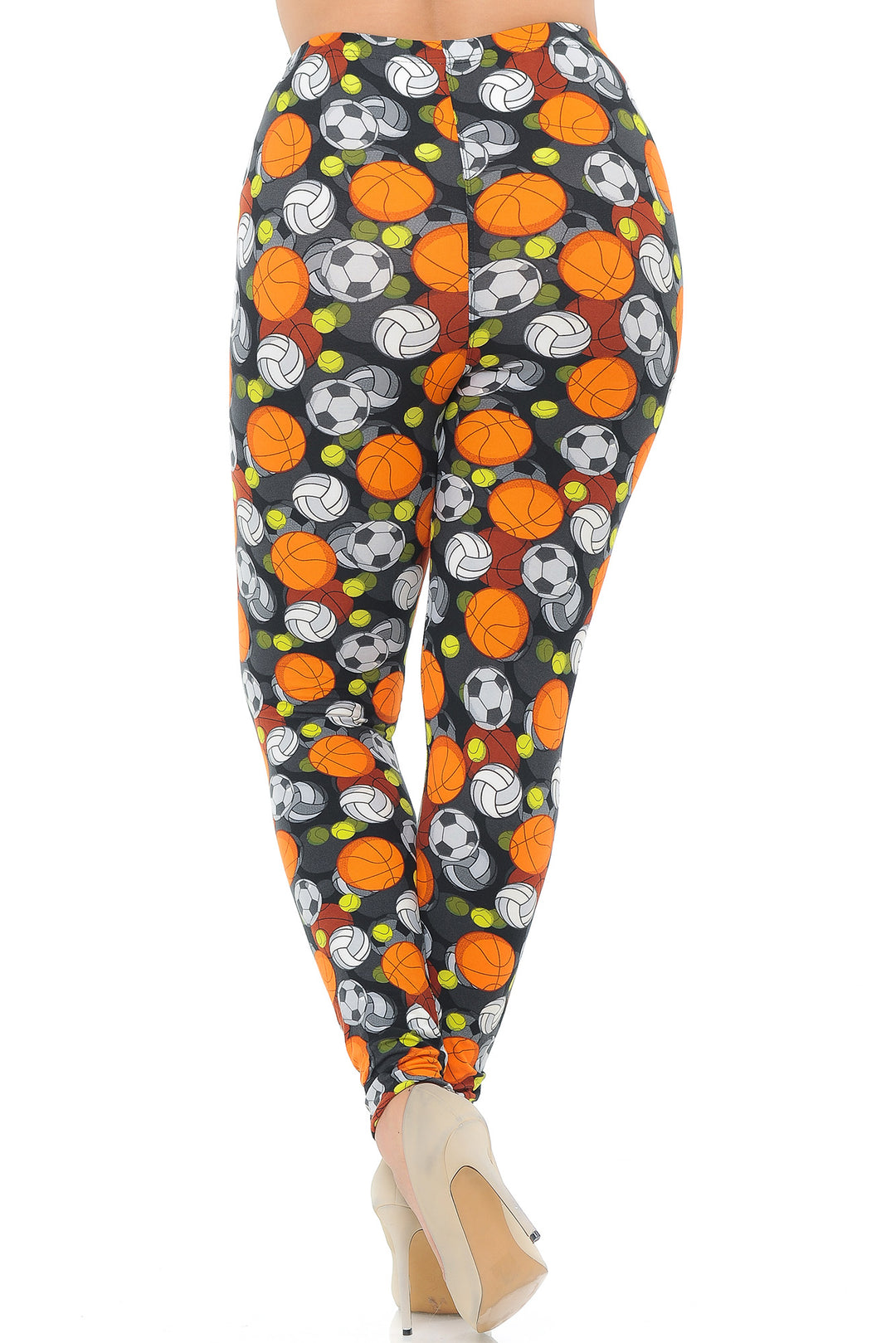 Wholesale Buttery Smooth Sports Ball Plus Size Leggings