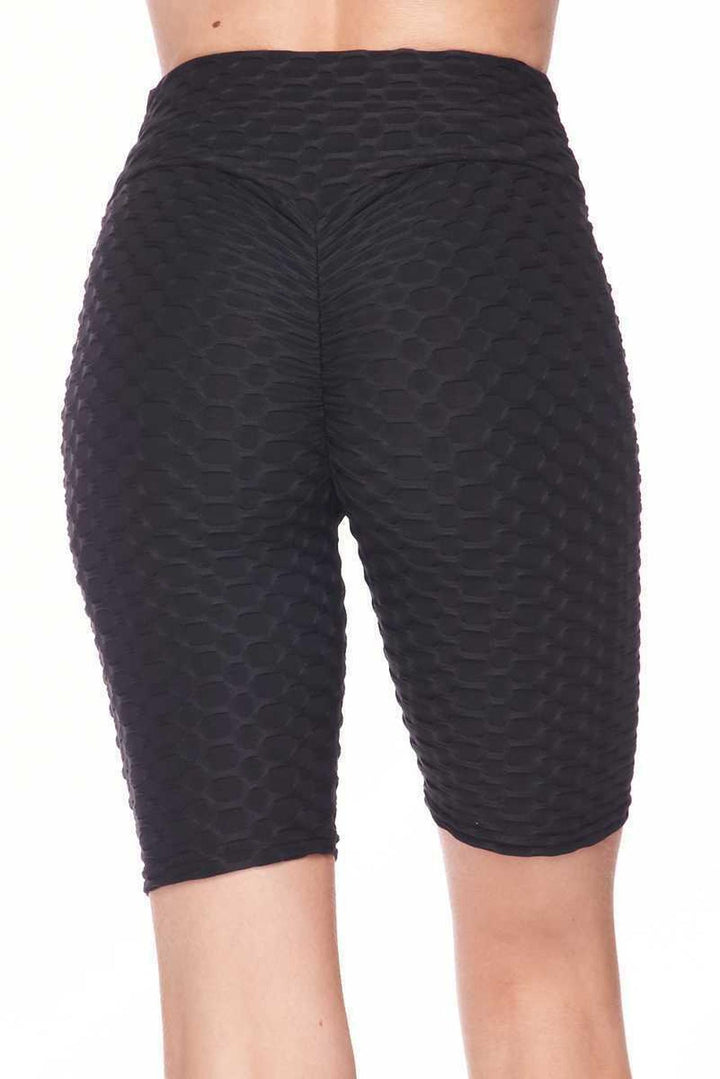 Wholesale Scrunch Butt High Waisted Plus Size Biker Shorts