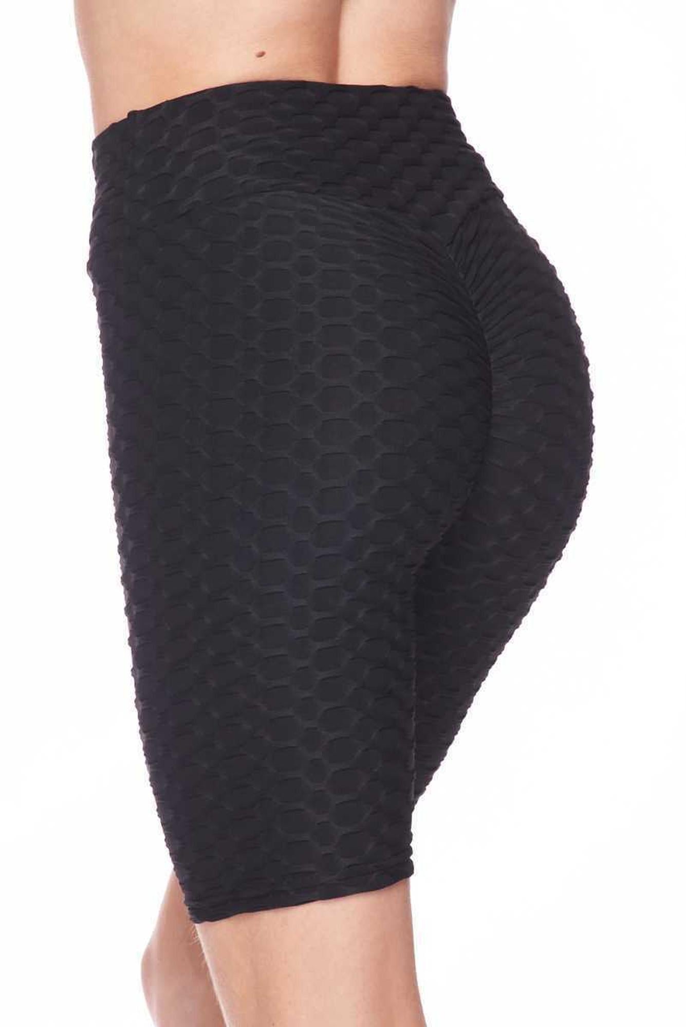 Wholesale Scrunch Butt High Waisted Plus Size Biker Shorts