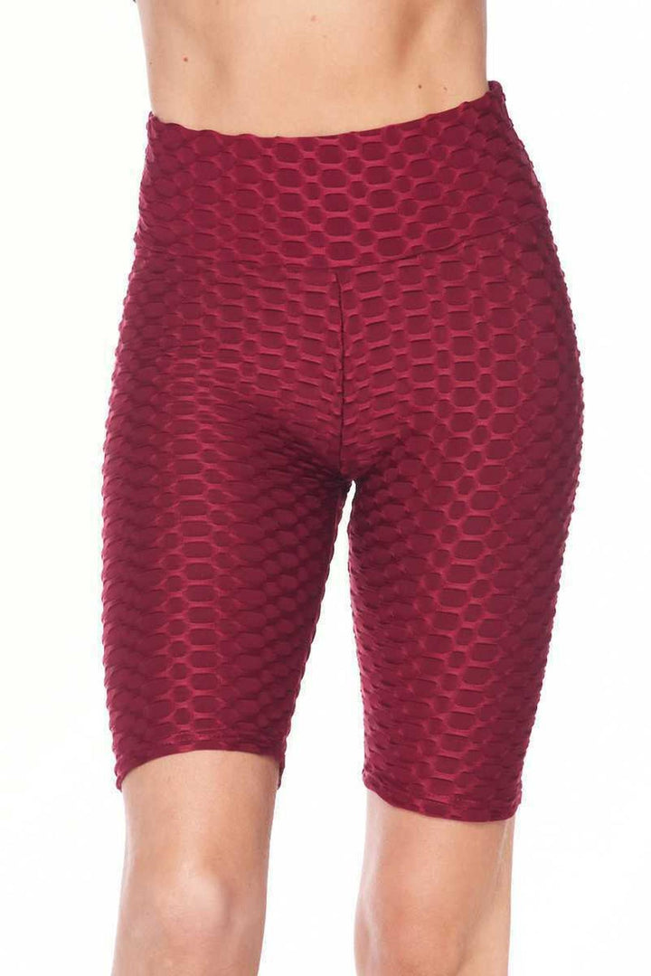Wholesale Scrunch Butt High Waisted Plus Size Biker Shorts