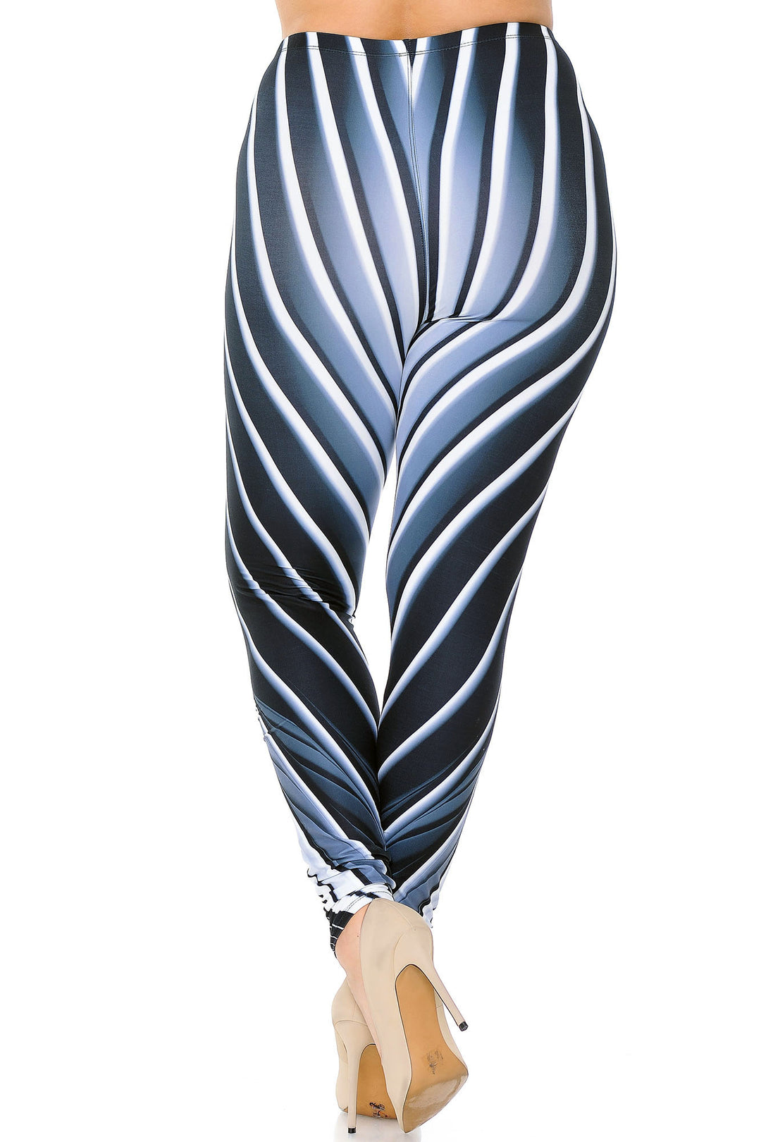 Wholesale Creamy Soft Contour Body Lines Plus Size Leggings - USA Fashion