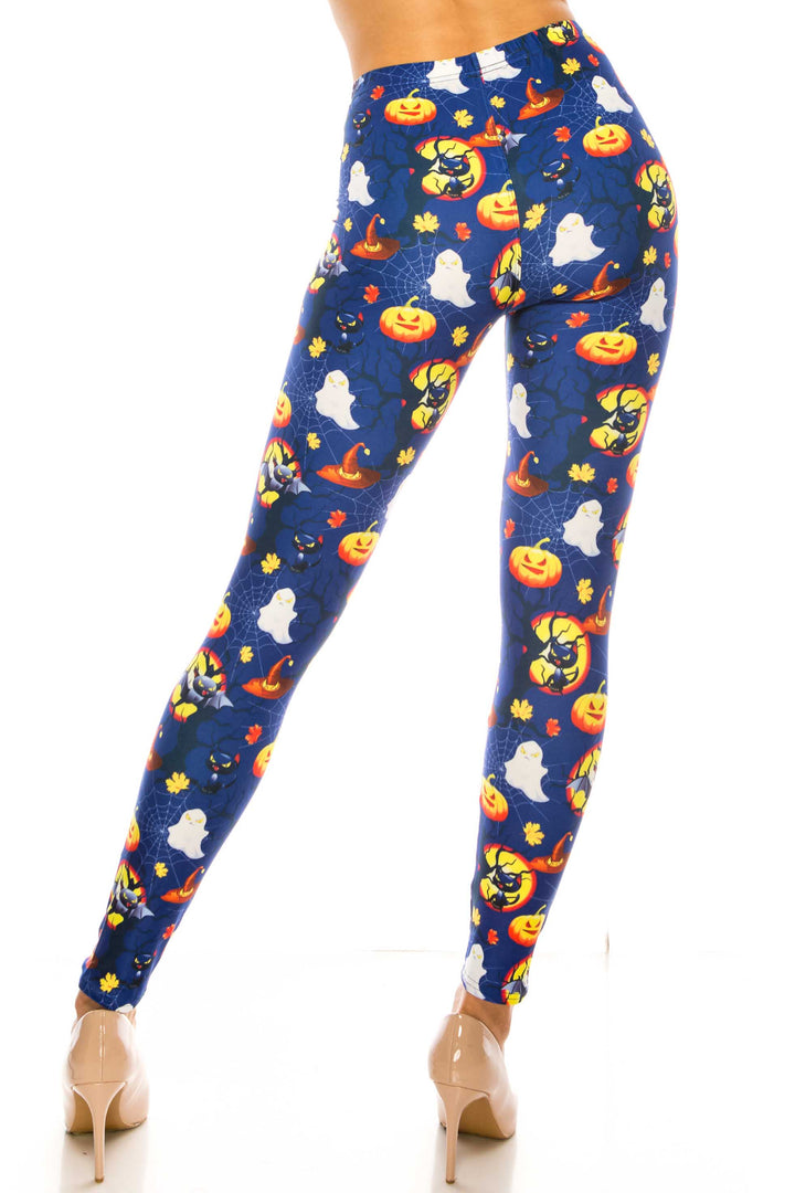 Wholesale Creamy Soft Halloween Critters Plus Size Leggings - USA Fashion